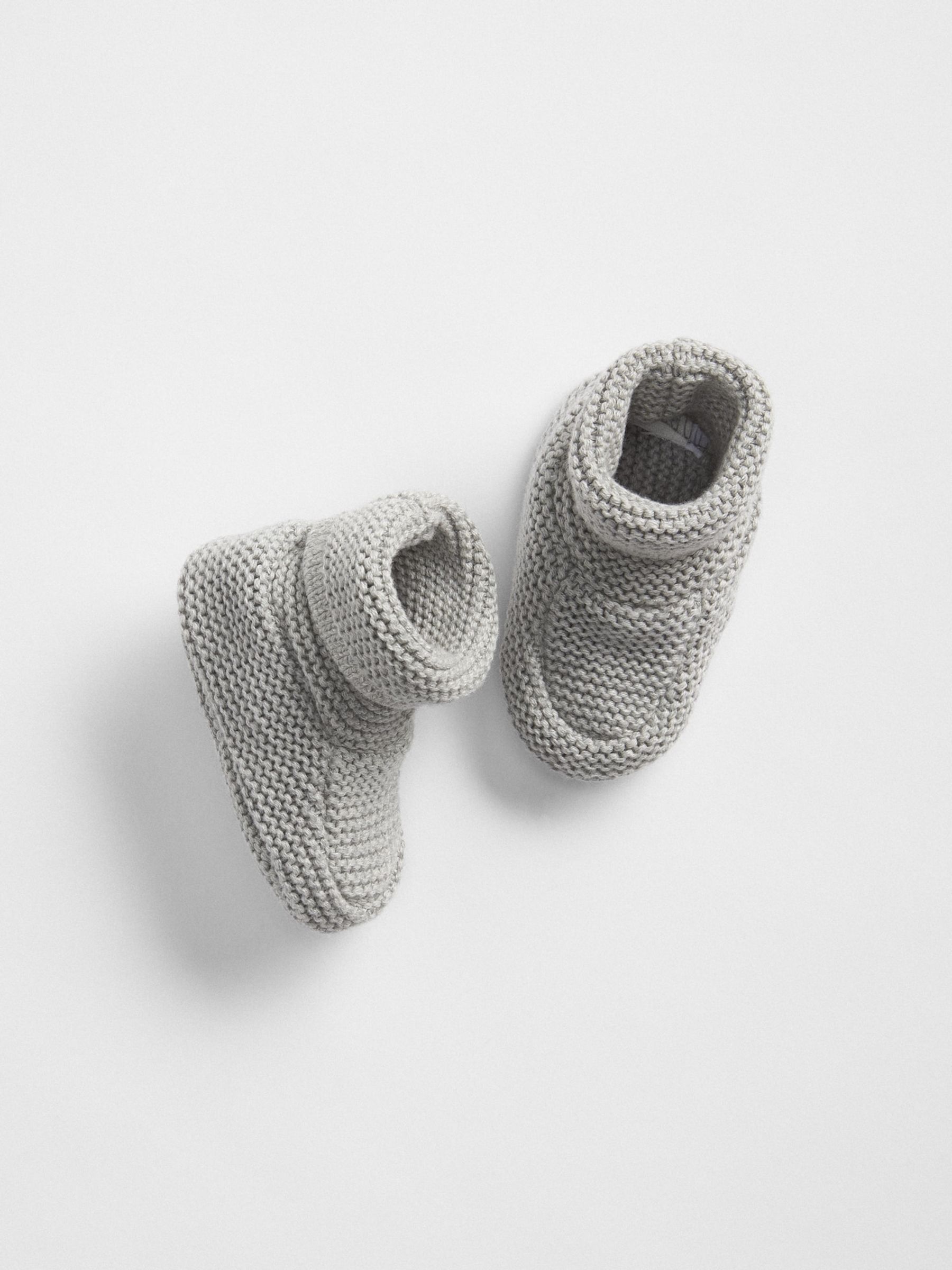 Grey Baby Brannan Booties - Image 1 of 1