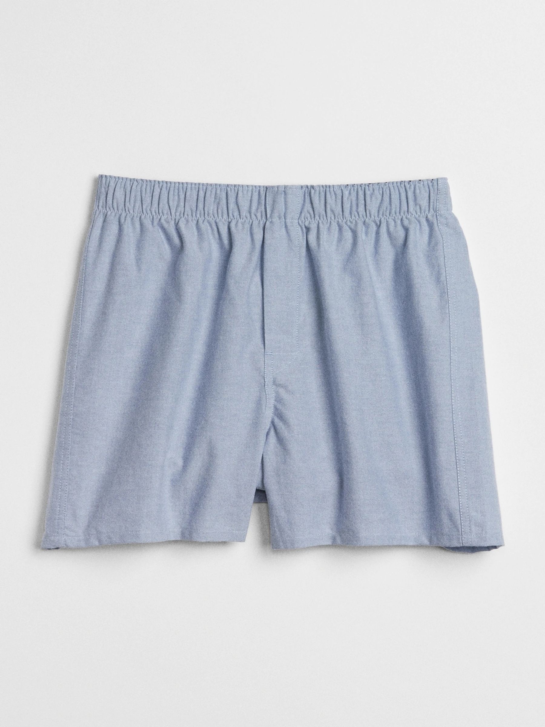 Light Blue 4.5" Oxford Boxers - Image 1 of 1