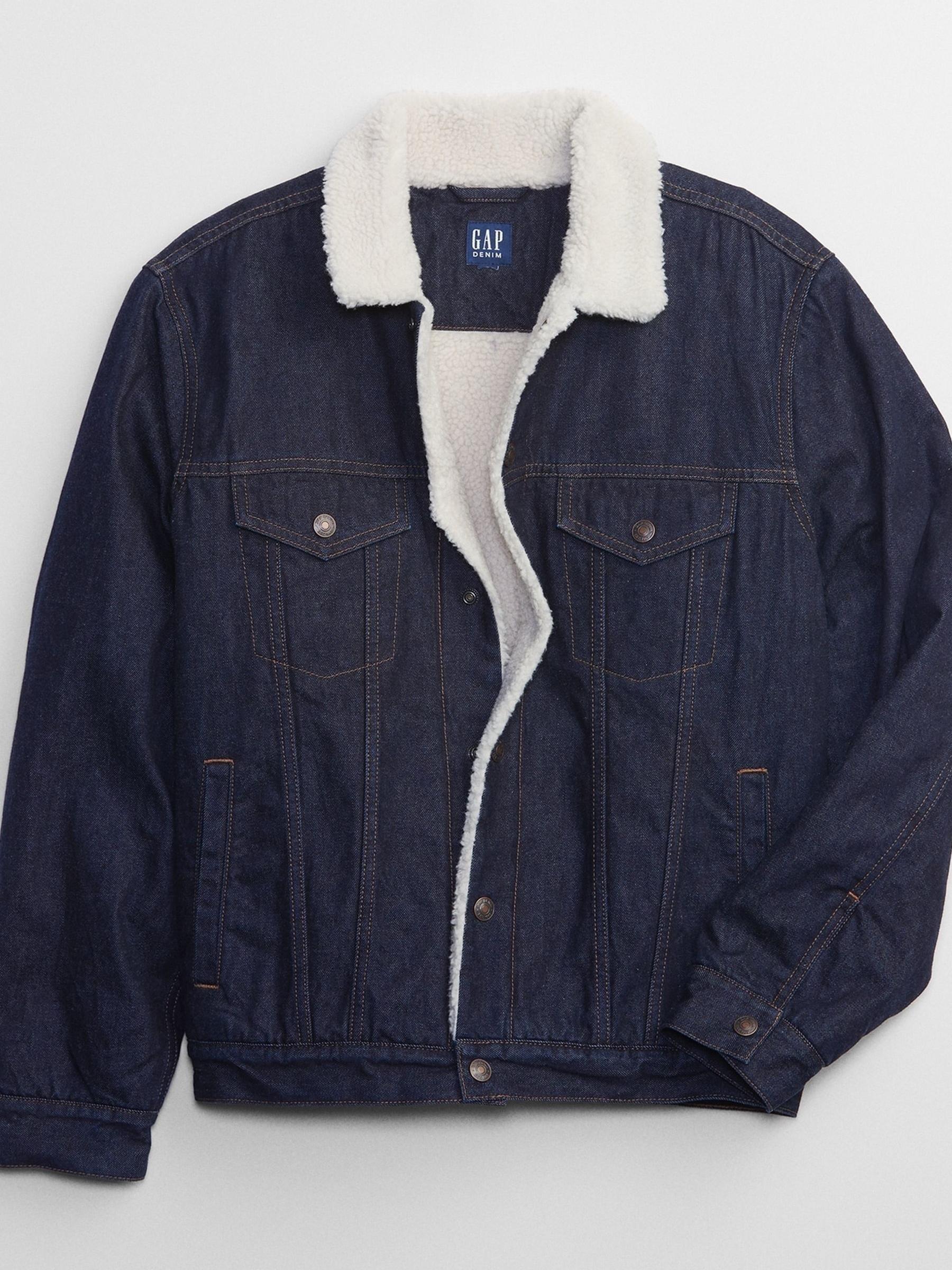 Blue Sherpa Icon Denim Jacket - Image 1 of 1