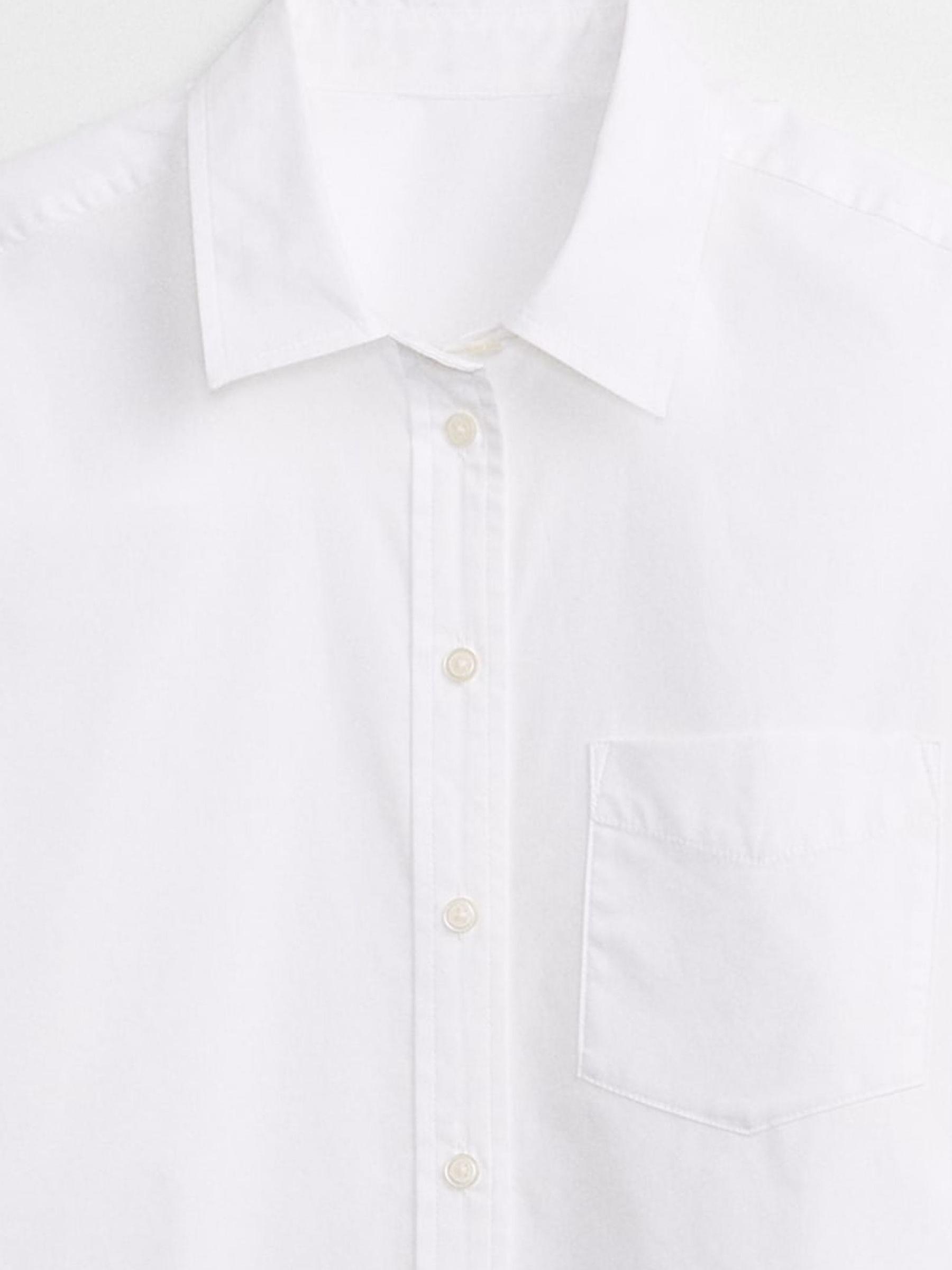 White Poplin Big Shirt - Image 5 of 5