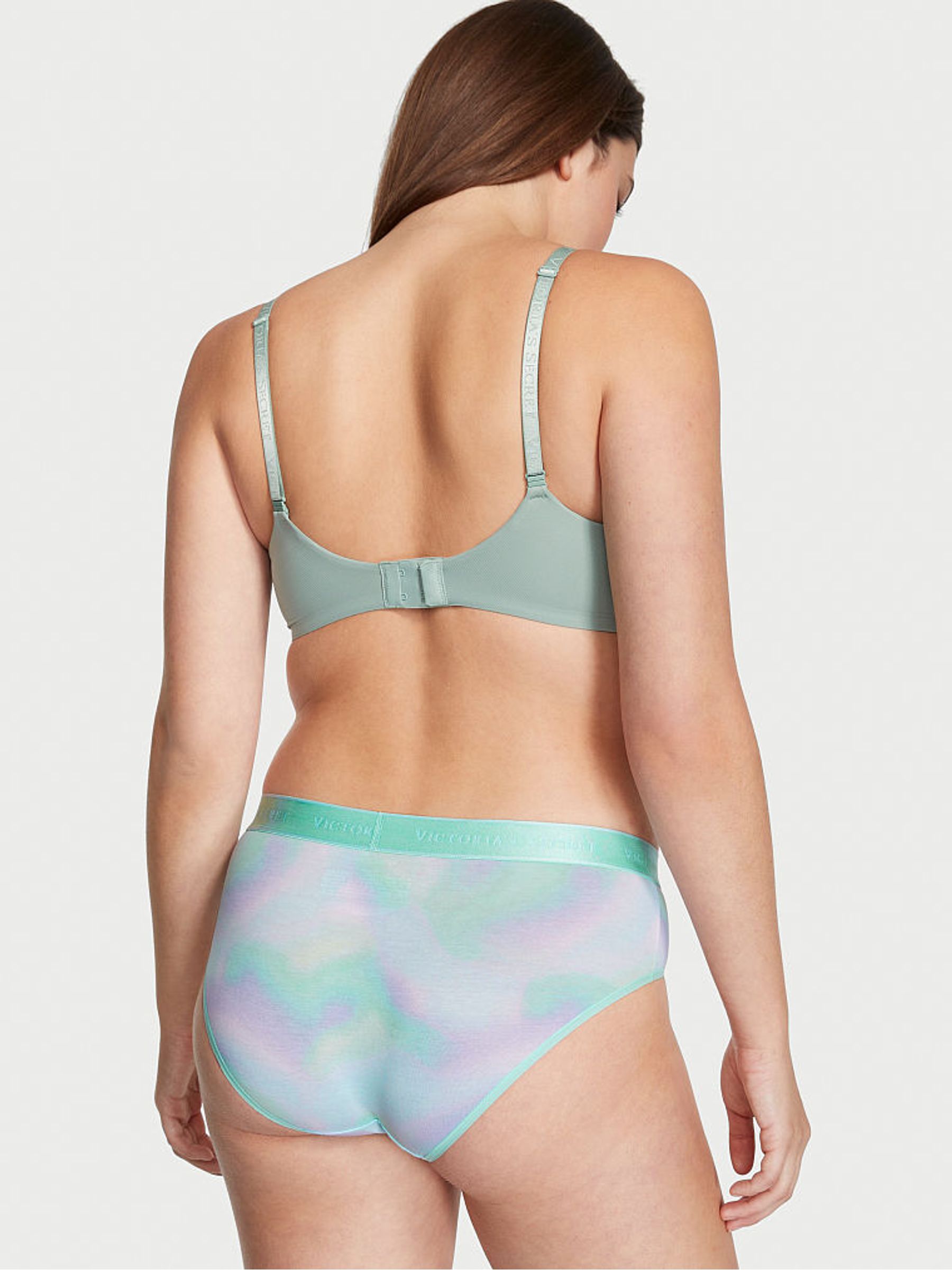 Resort Blue Rainbow Sky Cotton Logo Hipster Knickers - Image 2 of 3