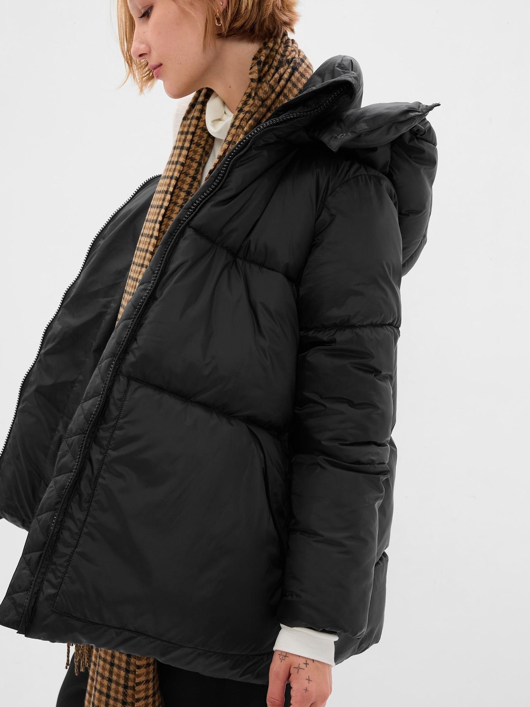 Black Big Puffer Coat - Image 1 of 1