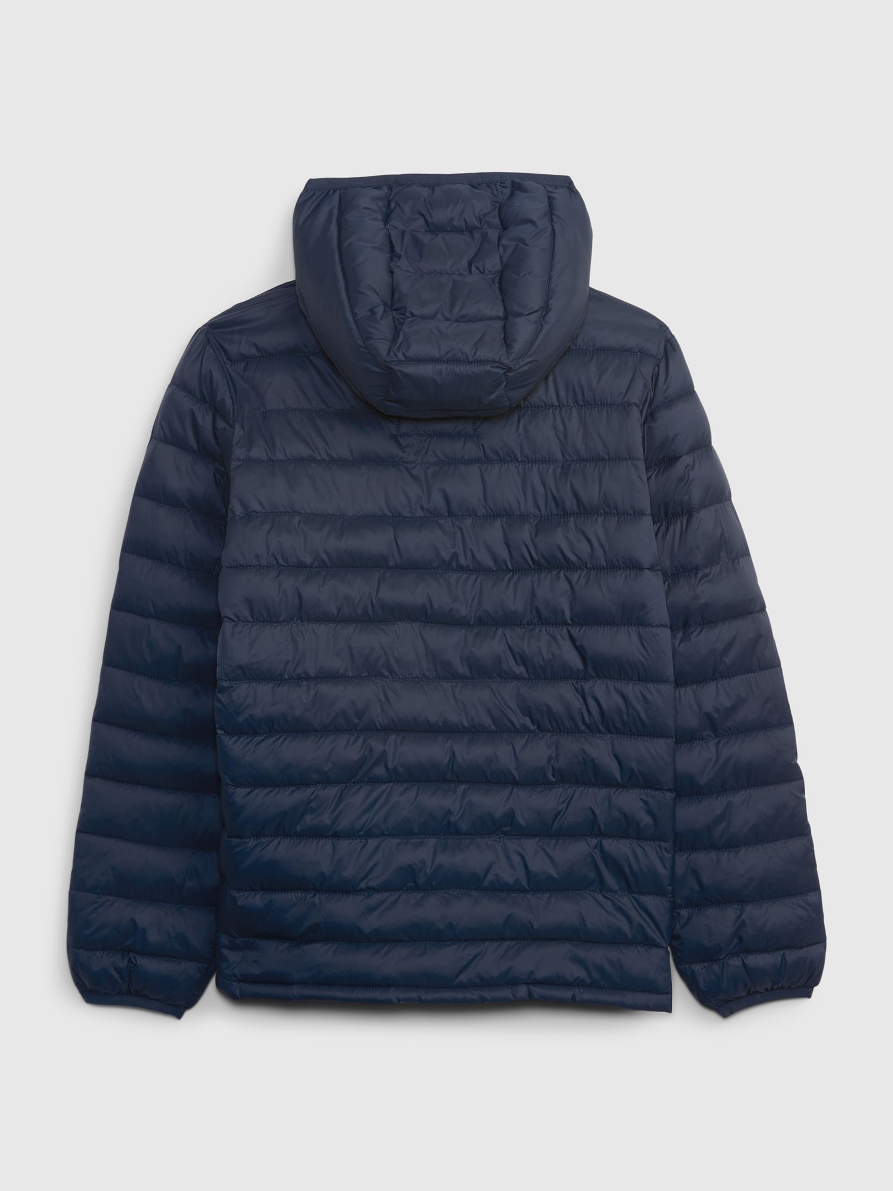 Navy Blue Lightweight Puffer Jacket - Image 2 of 3