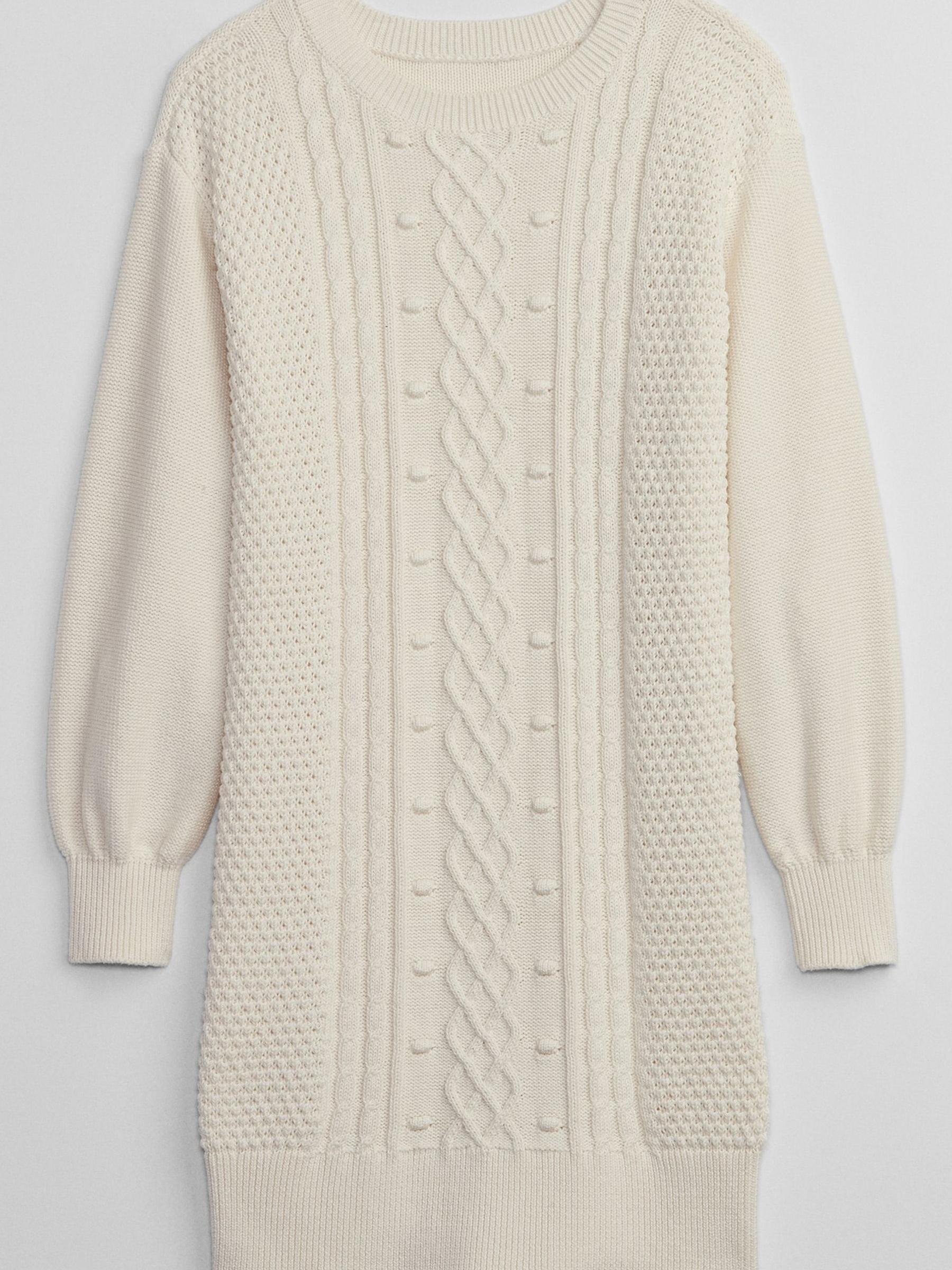 Cable-Knit Jumper Dress - Image 1 of 2