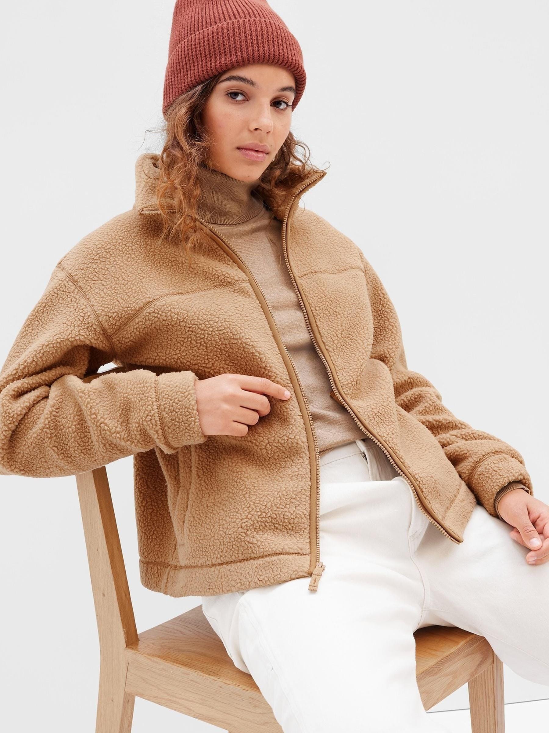 Brown Sherpa Jacket - Image 1 of 1