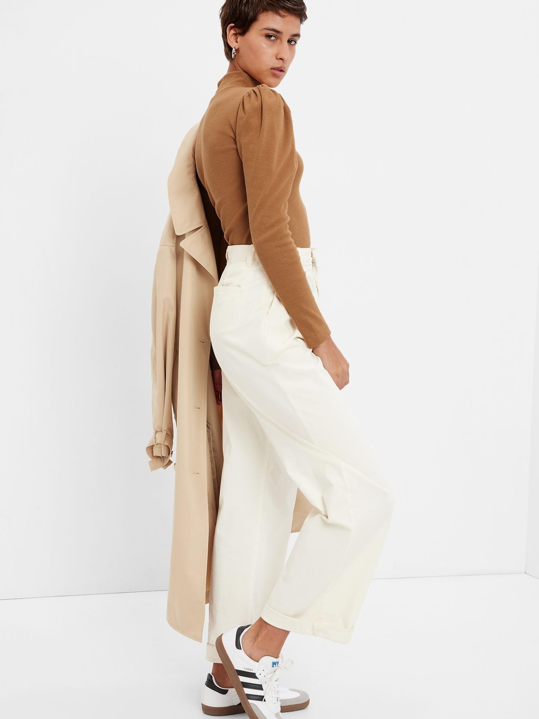 Brown Rib Turtleneck Jumper - Image 1 of 1