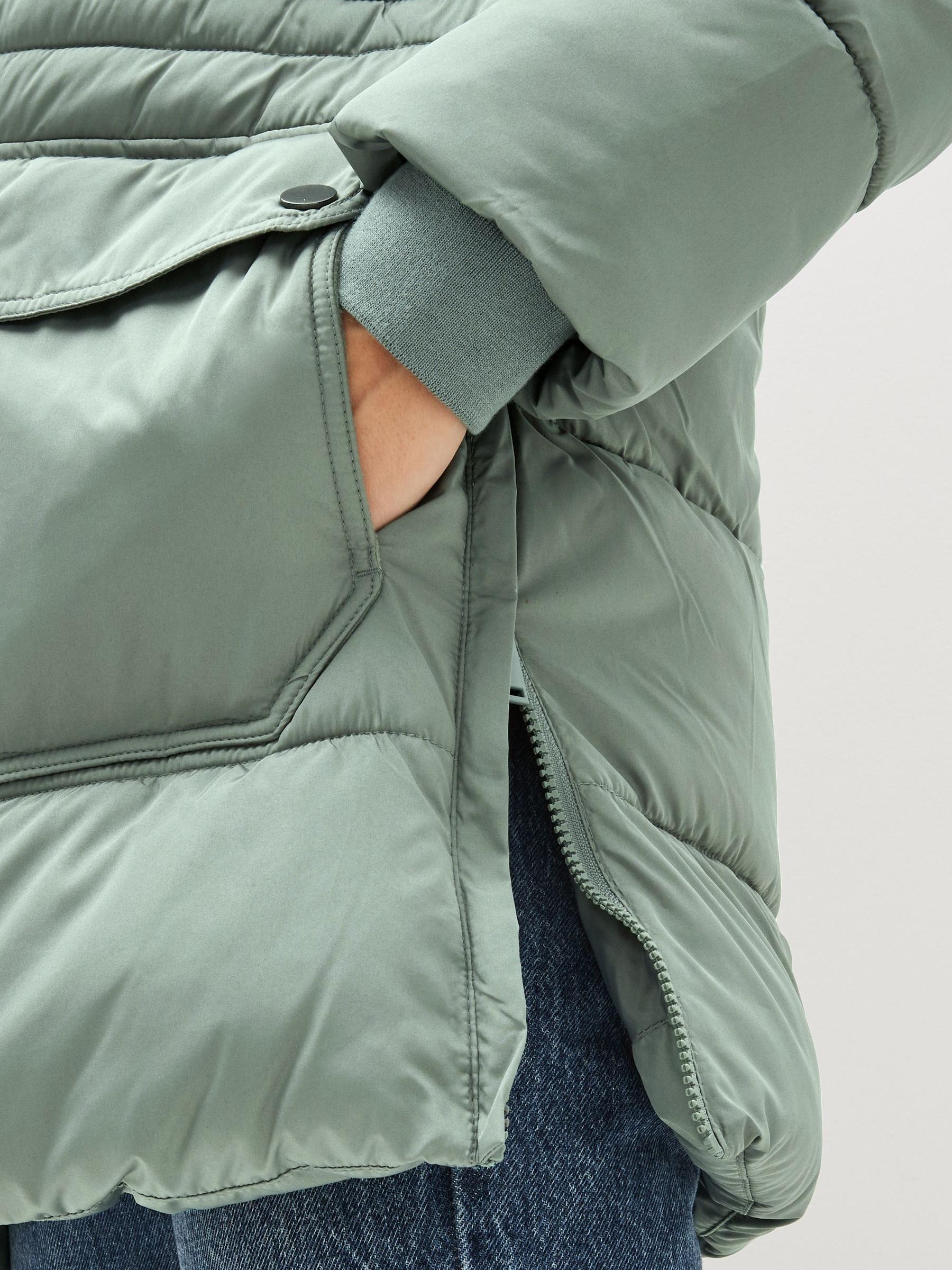 Green Puffer Coat - Image 4 of 5