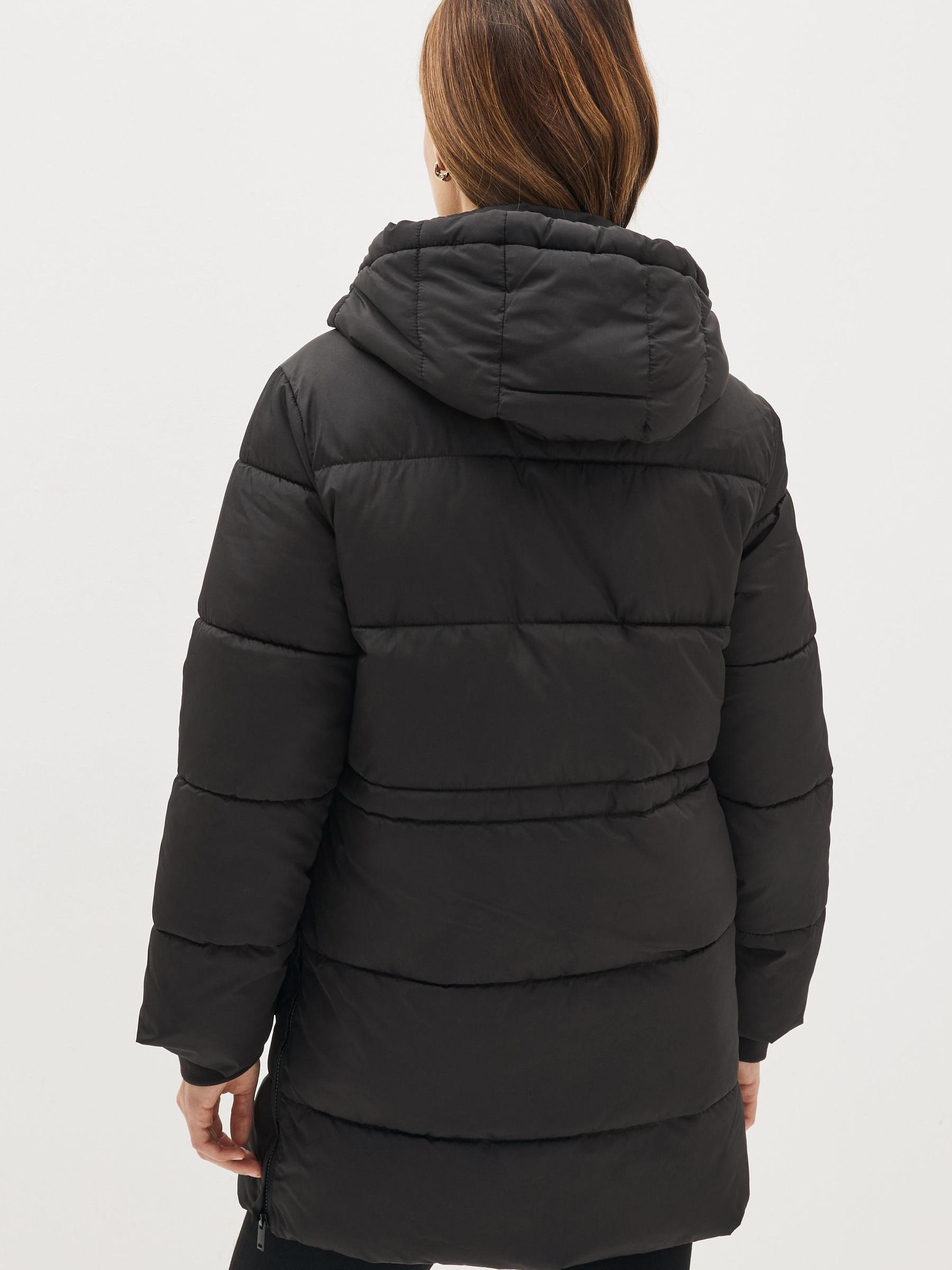 Black Puffer Coat - Image 2 of 5