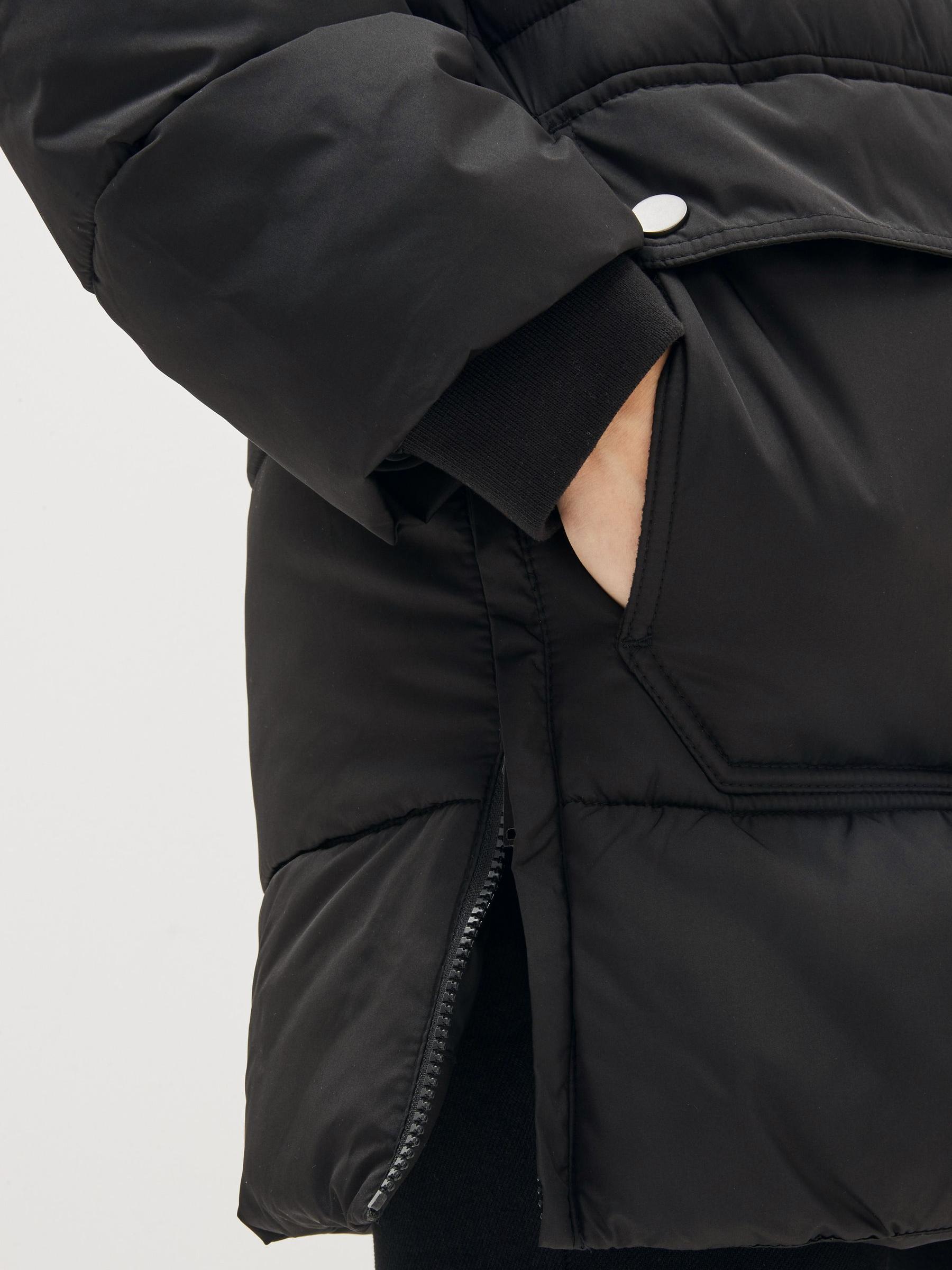 Black Puffer Coat - Image 4 of 5