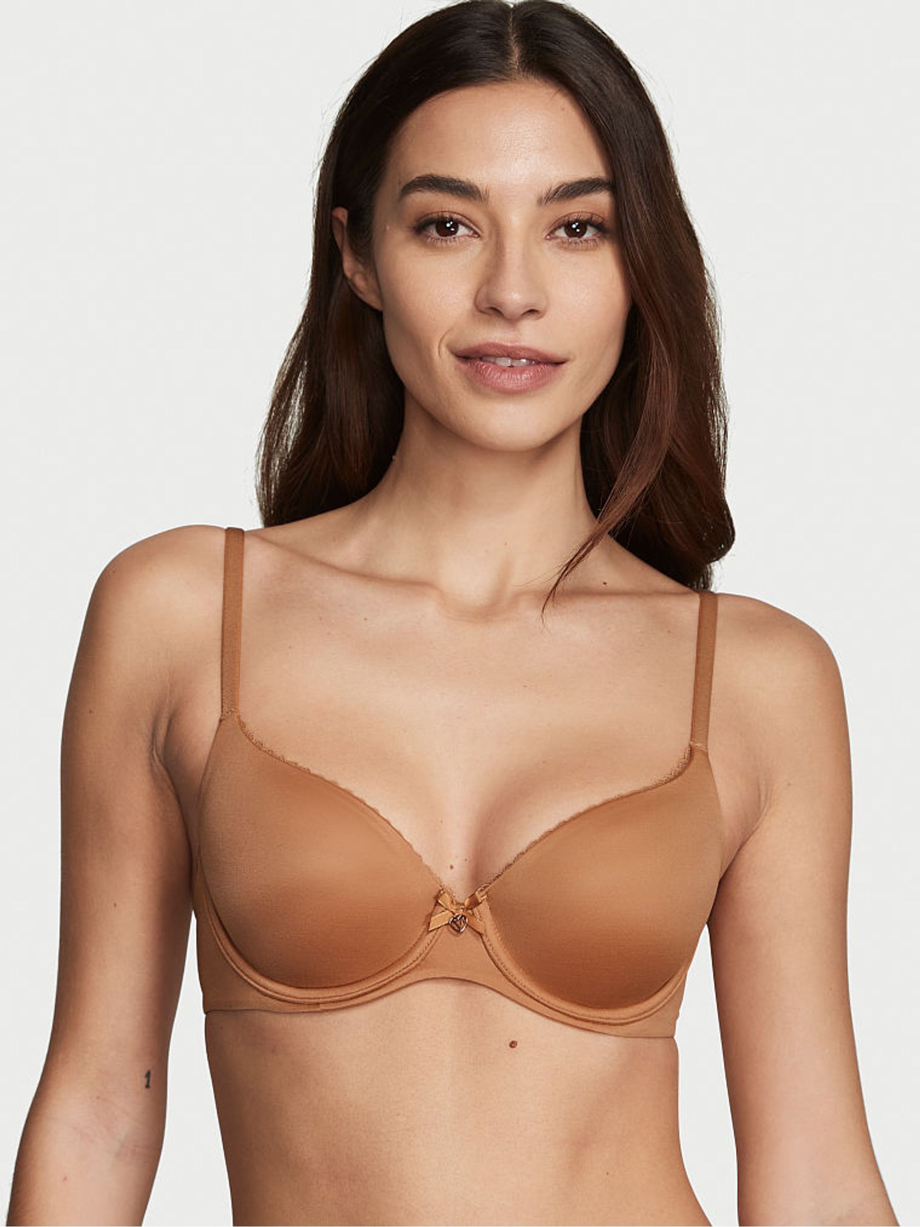 Honey Glow Nude Smooth Lightly Lined Demi Bra - Image 1 of 3