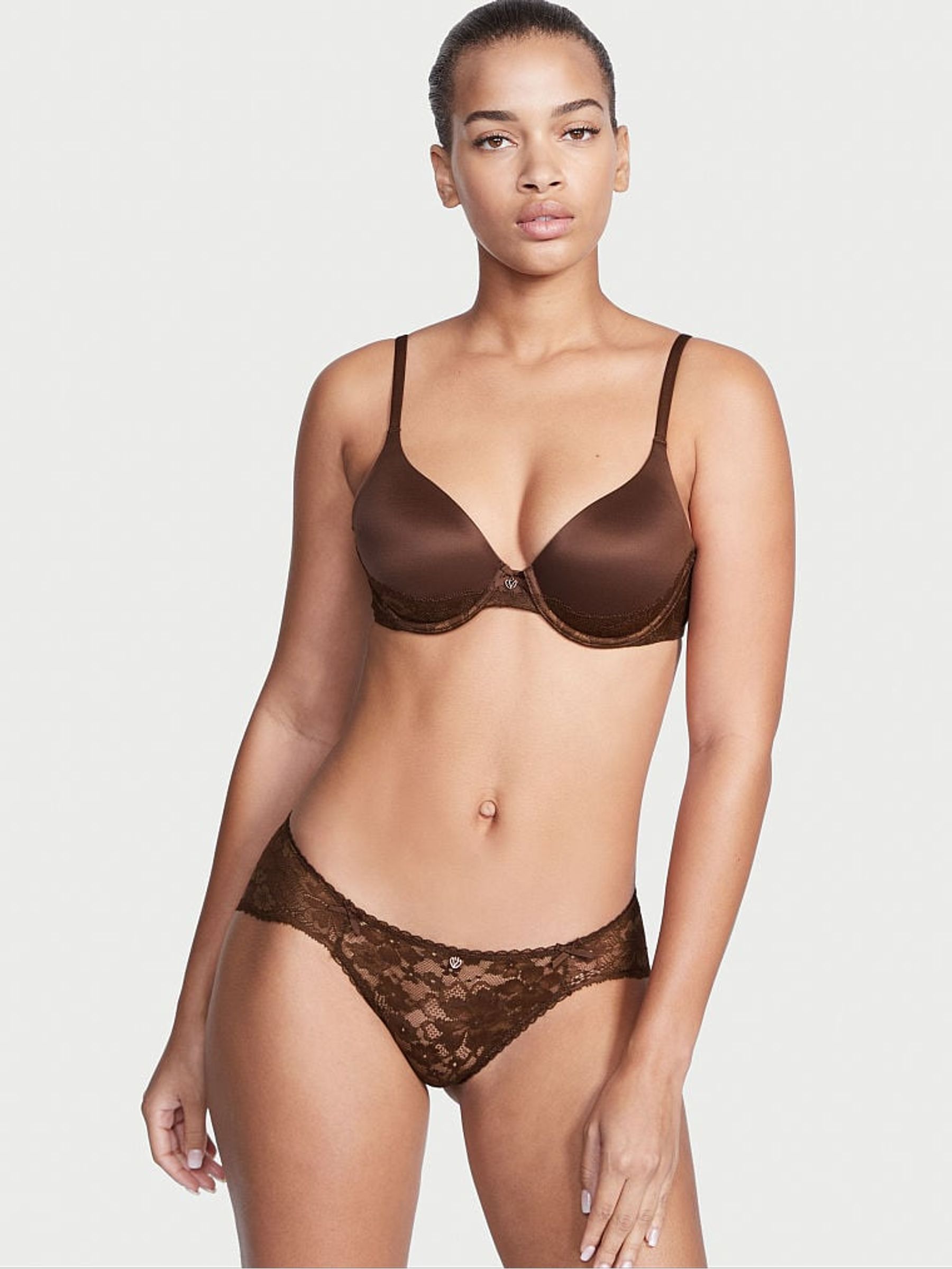Dark Brown Nude Full Cup Bra - Image 3 of 4