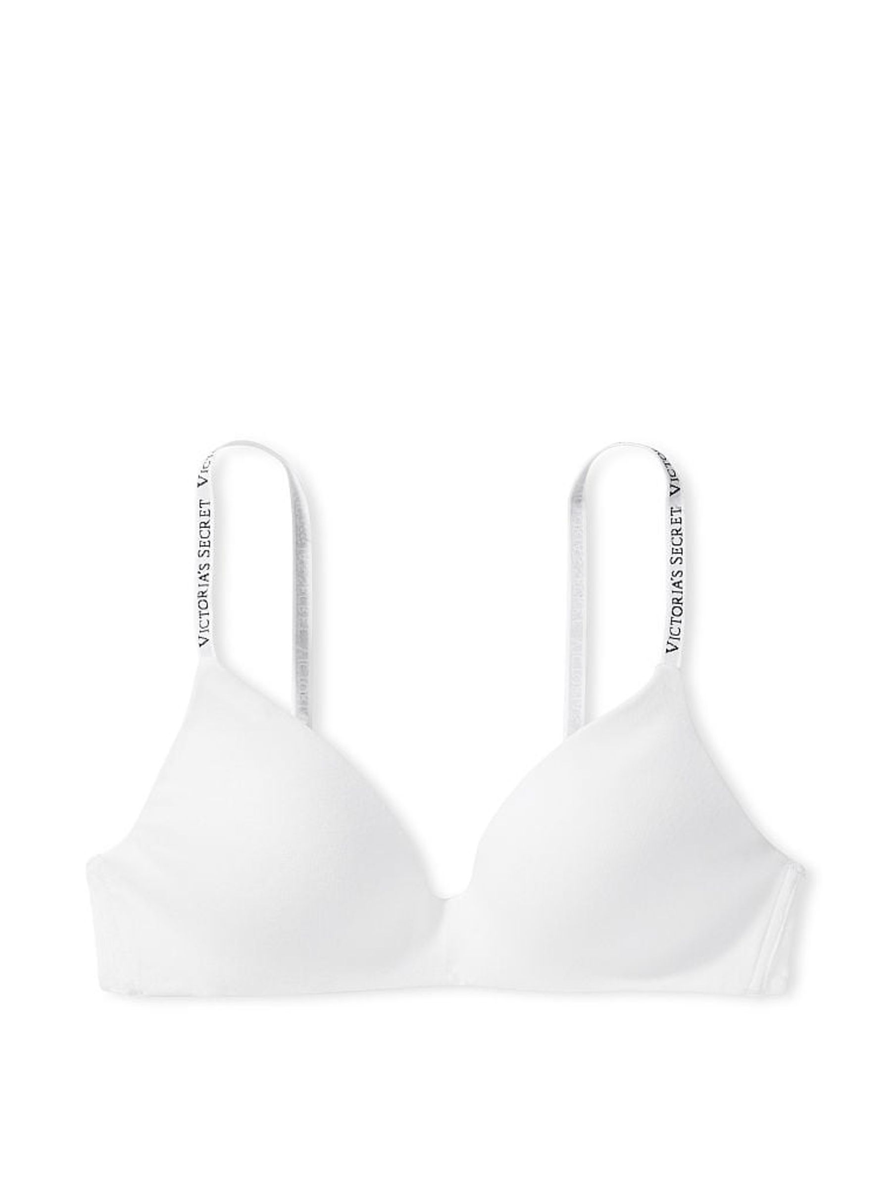 White Strap Non Wired Lightly Lined Bra - Image 3 of 3