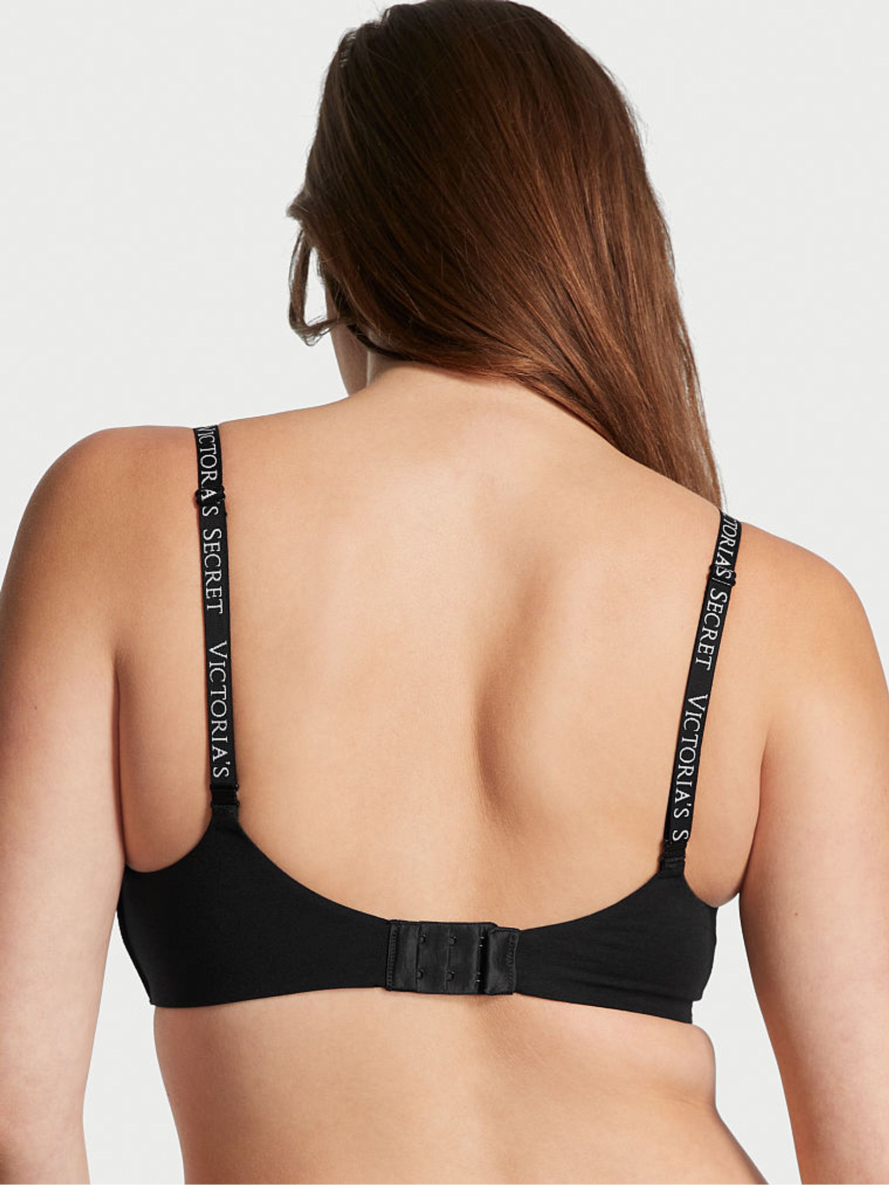 Black Strap Non Wired Lightly Lined Bra - Image 2 of 3
