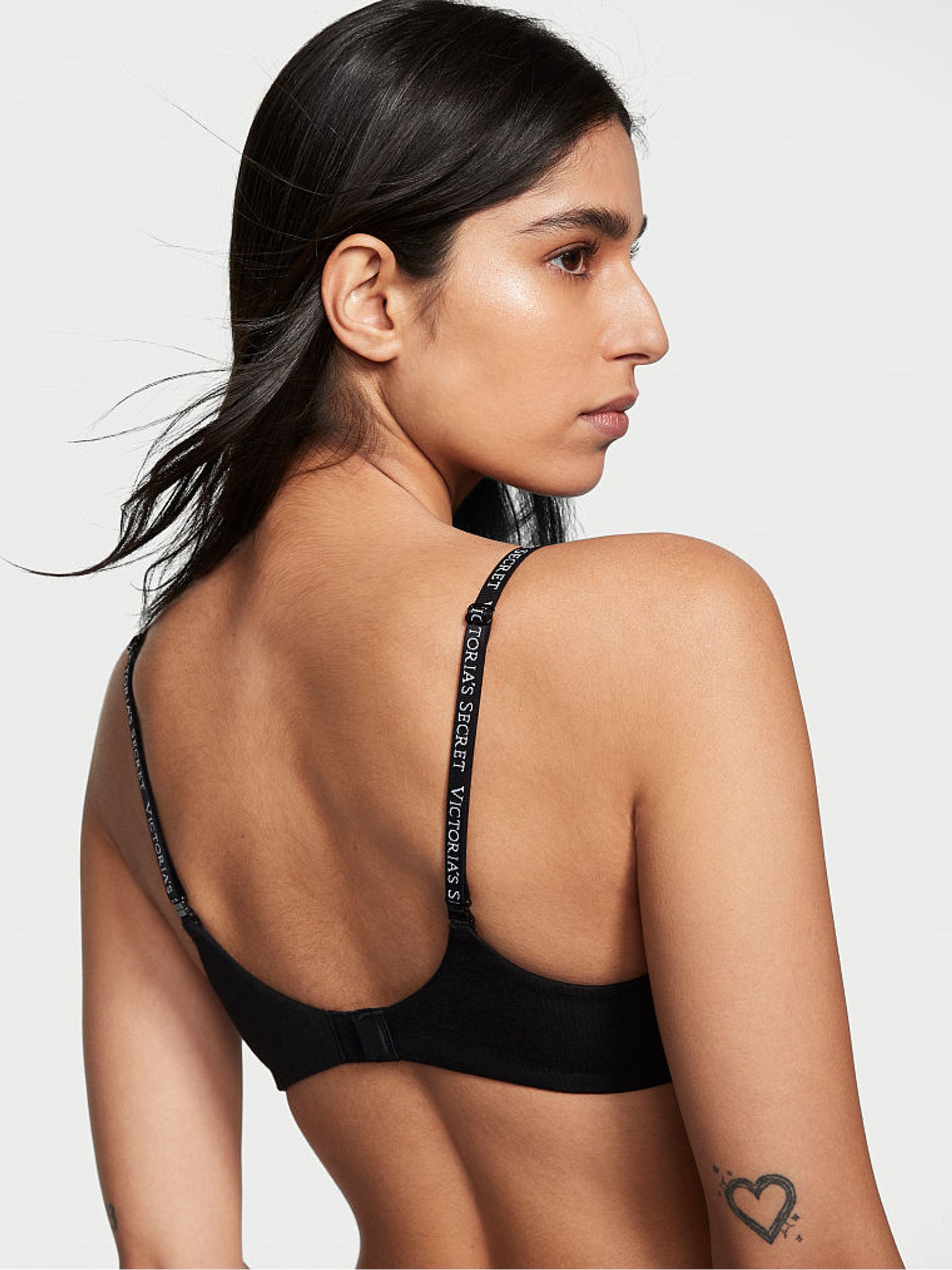 Black Smooth Demi Lightly Lined Bra - Image 2 of 3