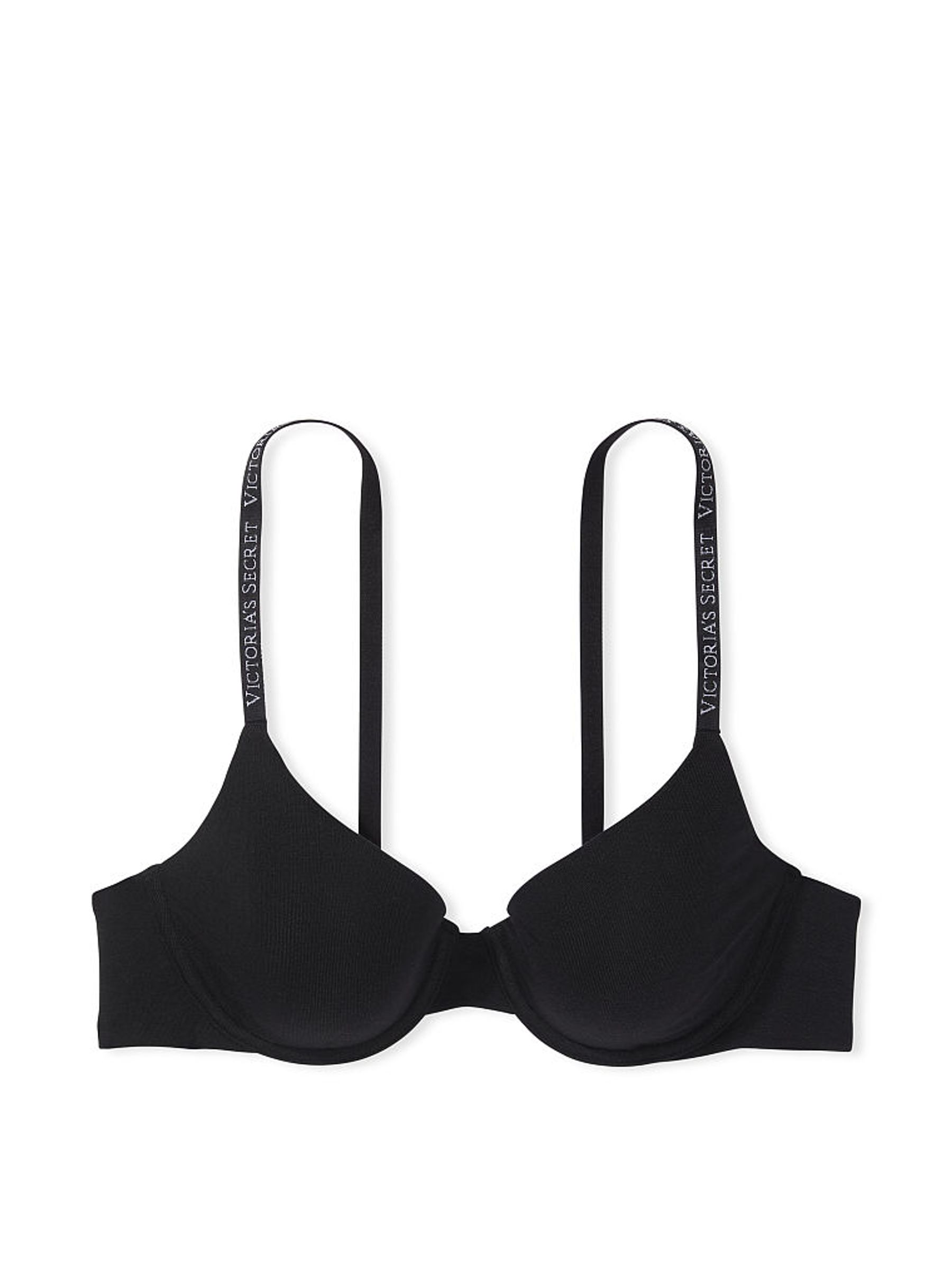 Black Smooth Demi Lightly Lined Bra - Image 3 of 3