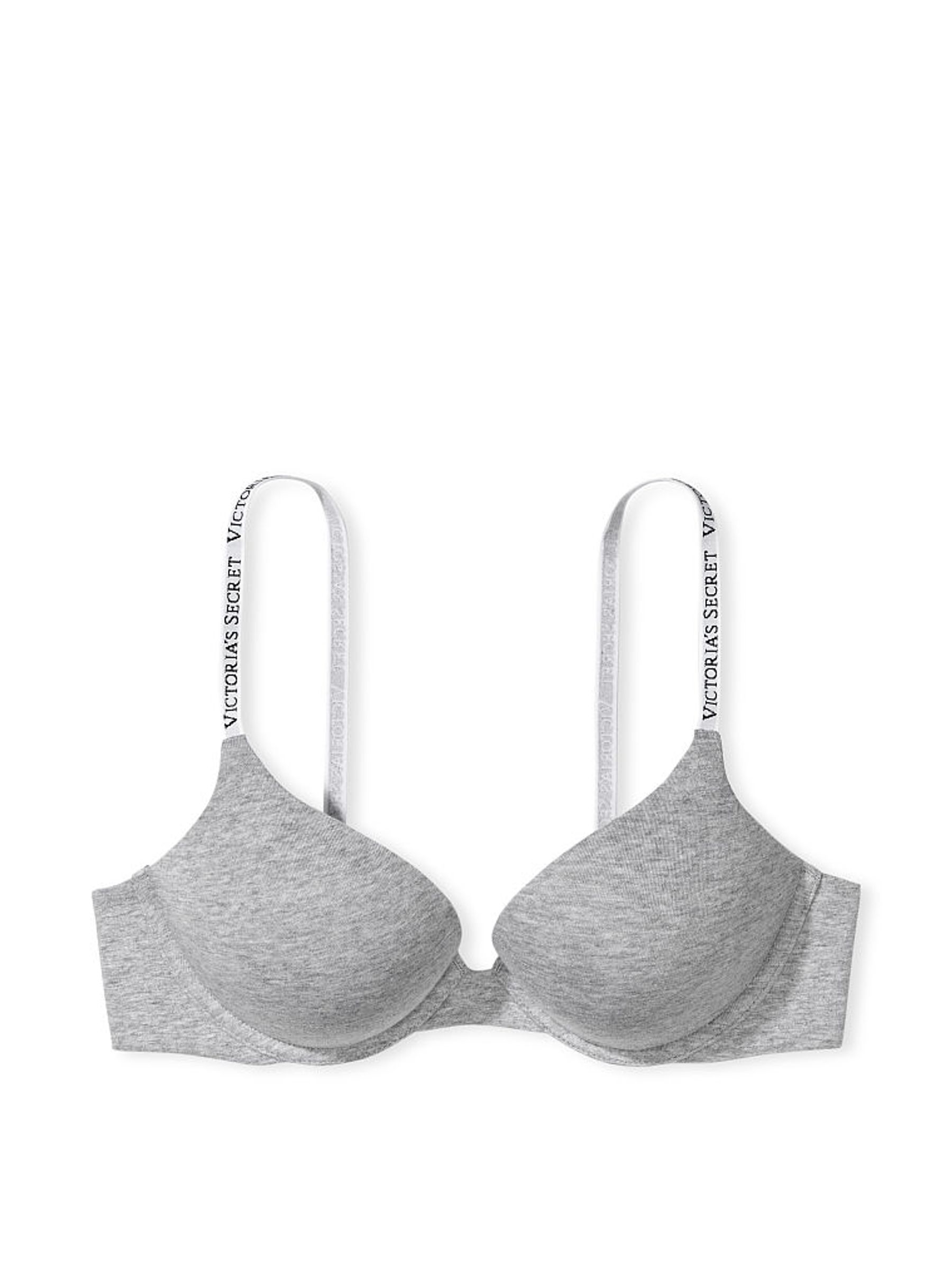 Heather Grey Add 2 Cups Push Up Bra - Image 3 of 3