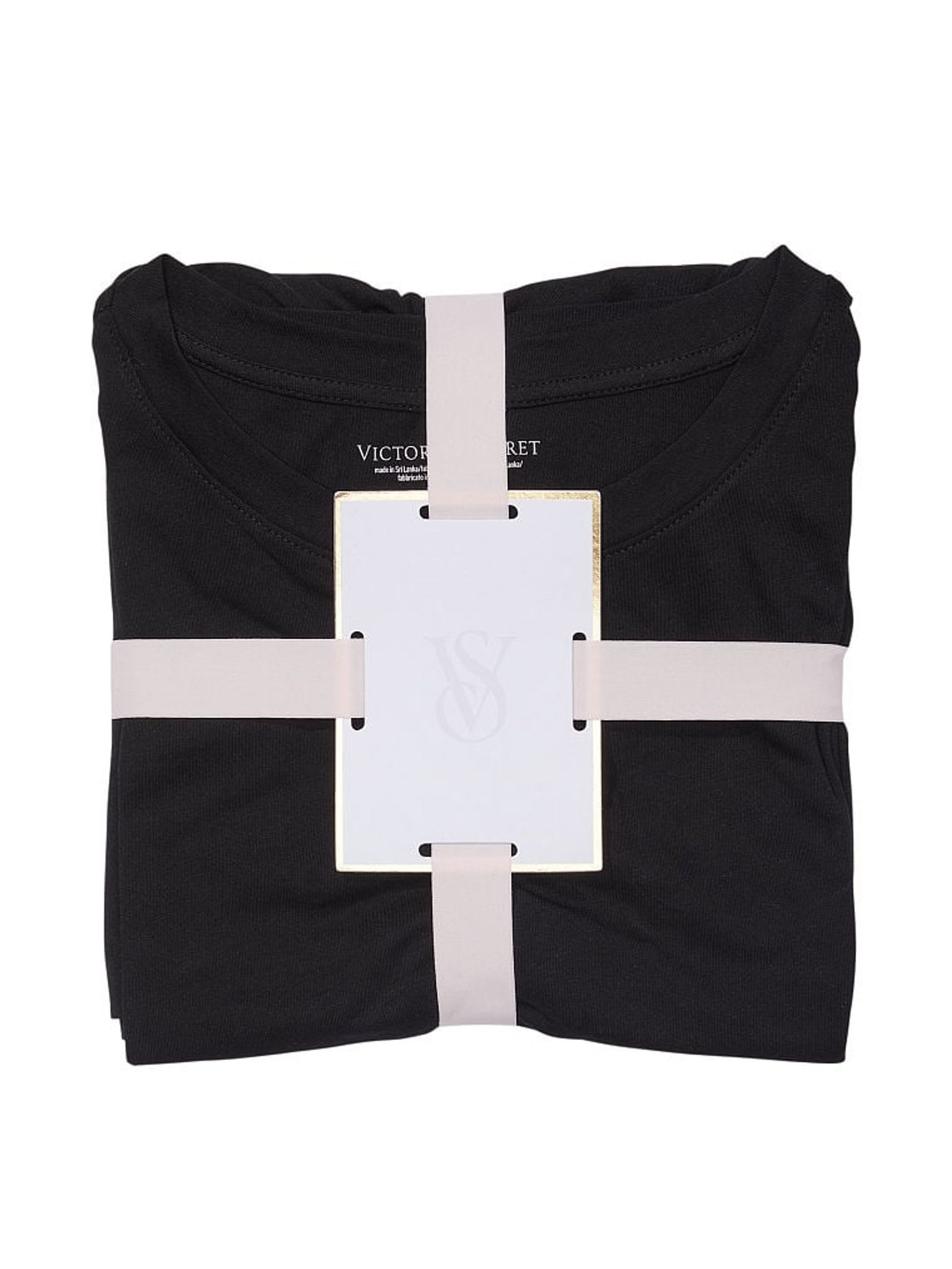 Black Cotton Short Pyjama Set - Image 4 of 4