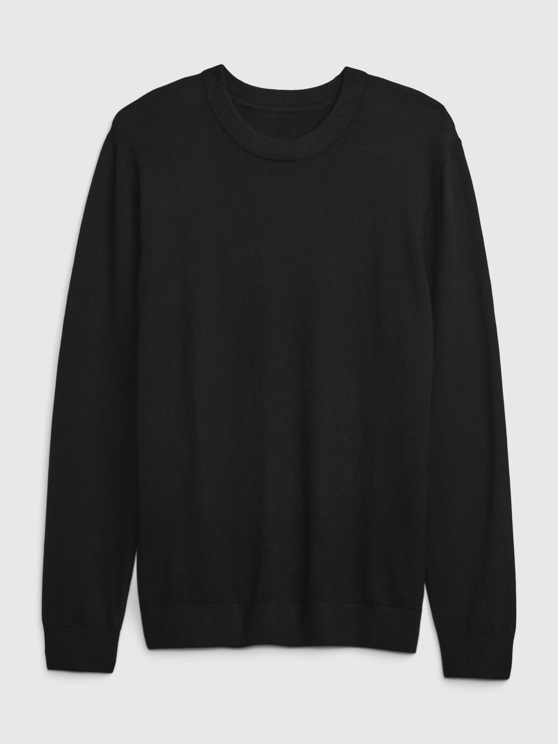 Black Soft Crew Neck Jumper - Image 1 of 2
