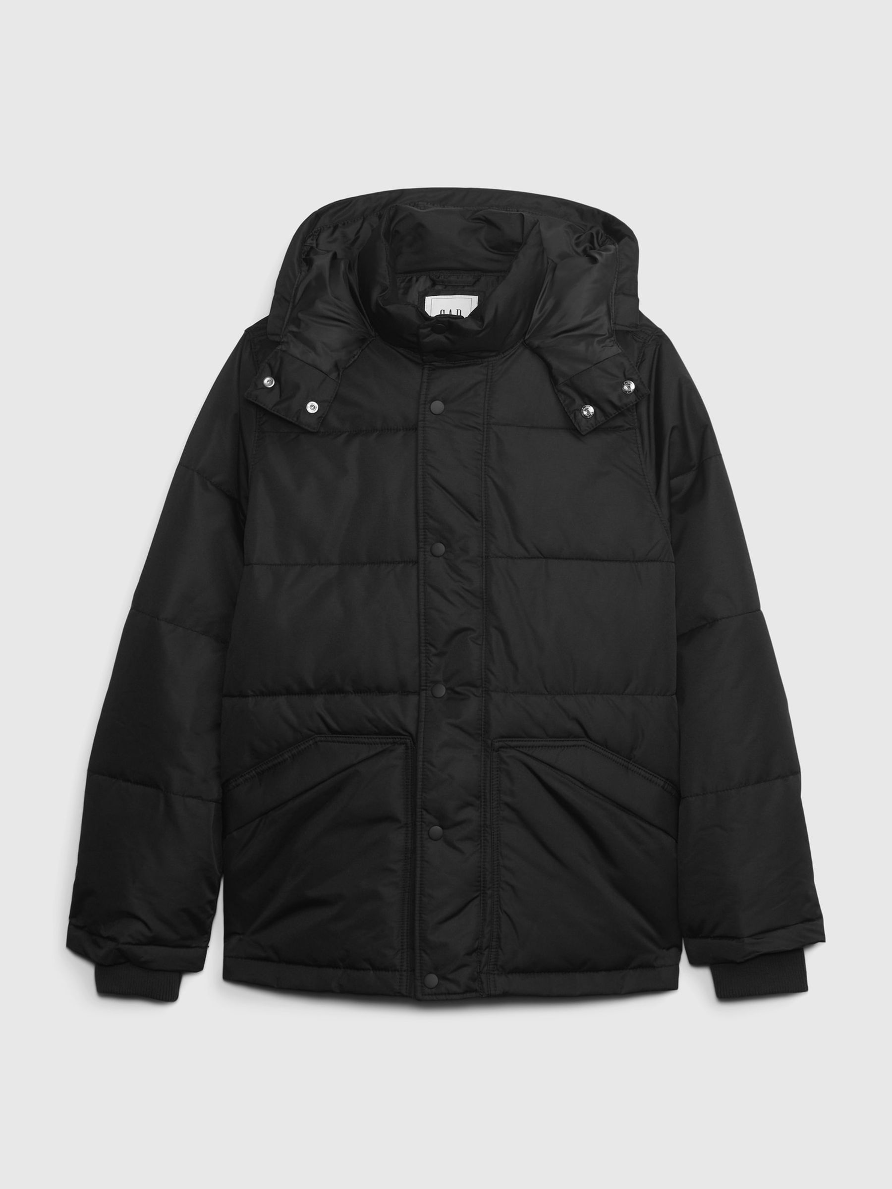 Black Cold Control Heavy Puffer Jacket | Gap