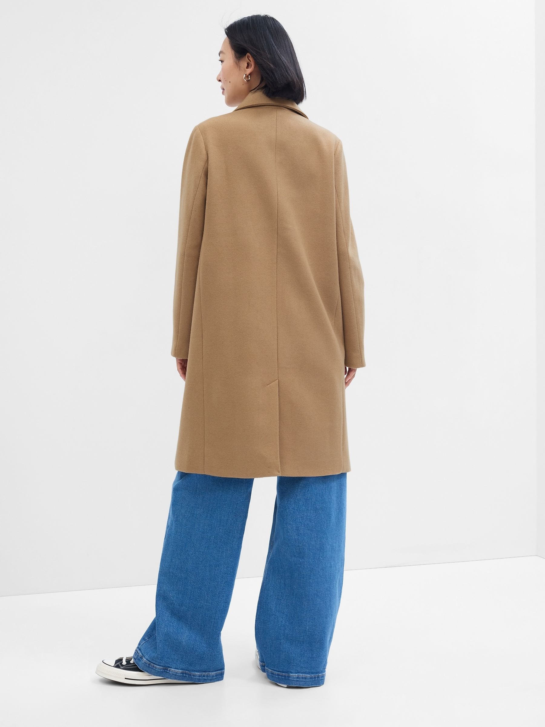 Natural Long Topcoat - Image 2 of 2