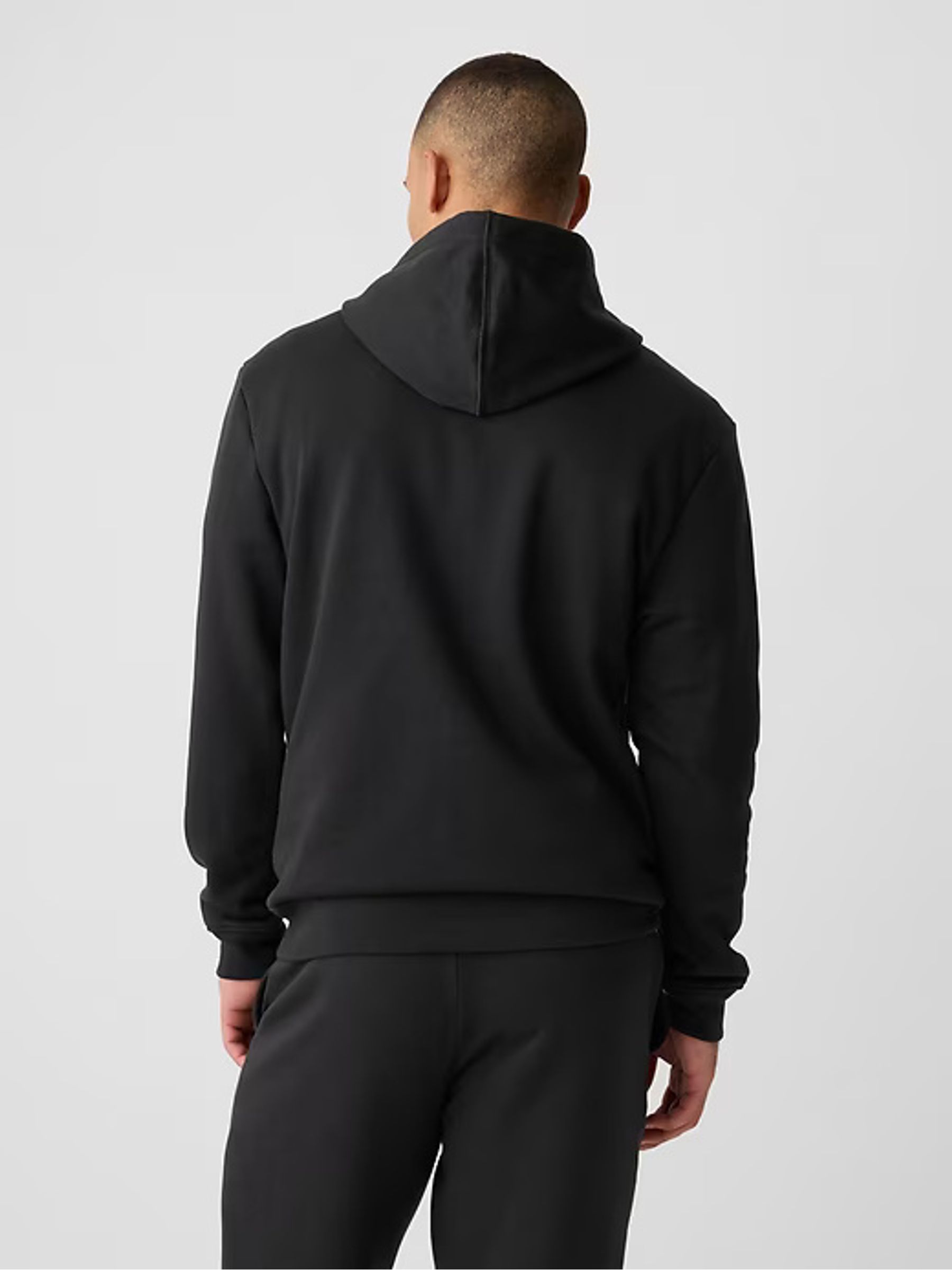Black Pullover Arch Logo Hoodie - Image 3 of 4