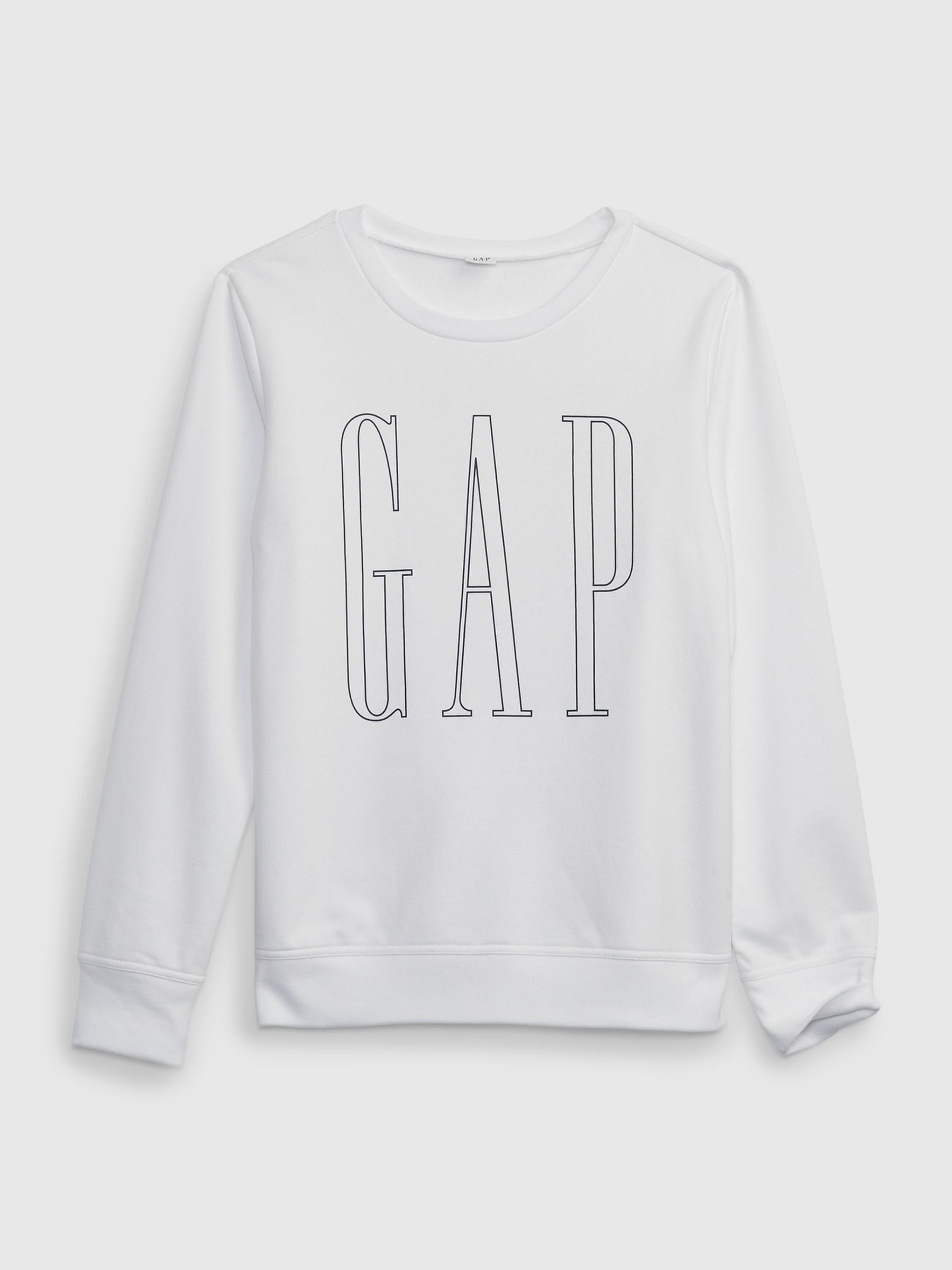 White Logo Crew Neck Sweatshirt - Image 1 of 1