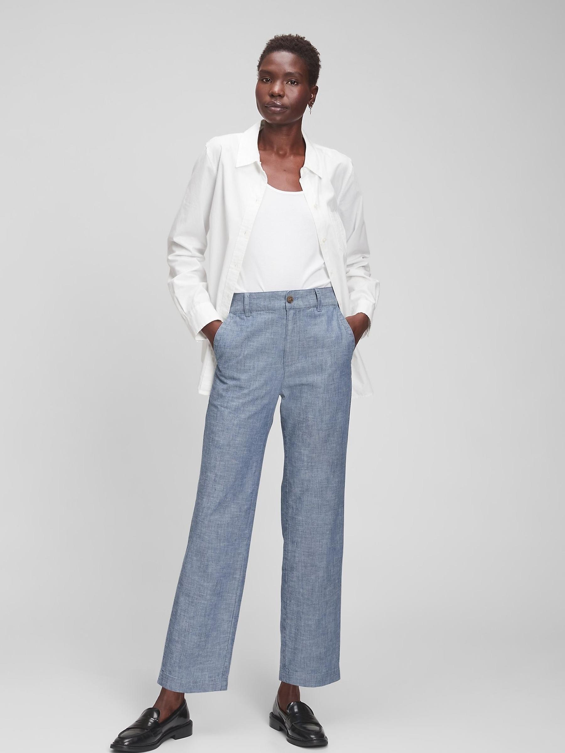 High Rise Girlfriend Chinos - Image 1 of 8