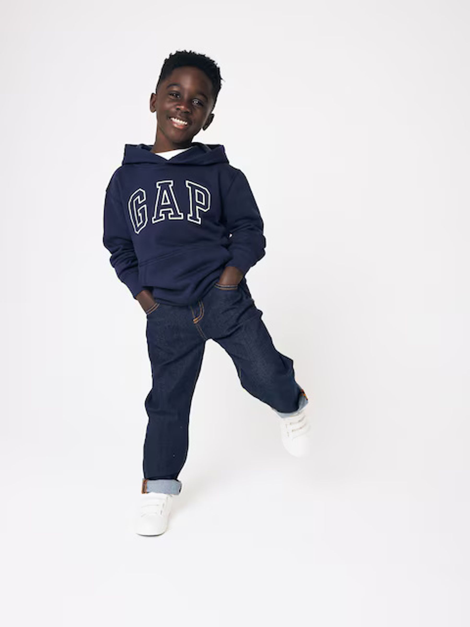 Blue Logo Hoodie (4-13yrs) - Image 3 of 8