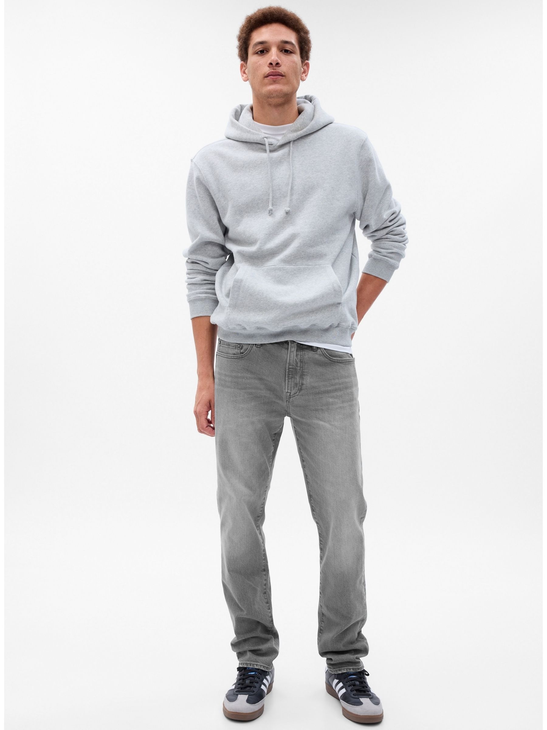 Grey Slim Jeans in  with Washwell - Image 1 of 4