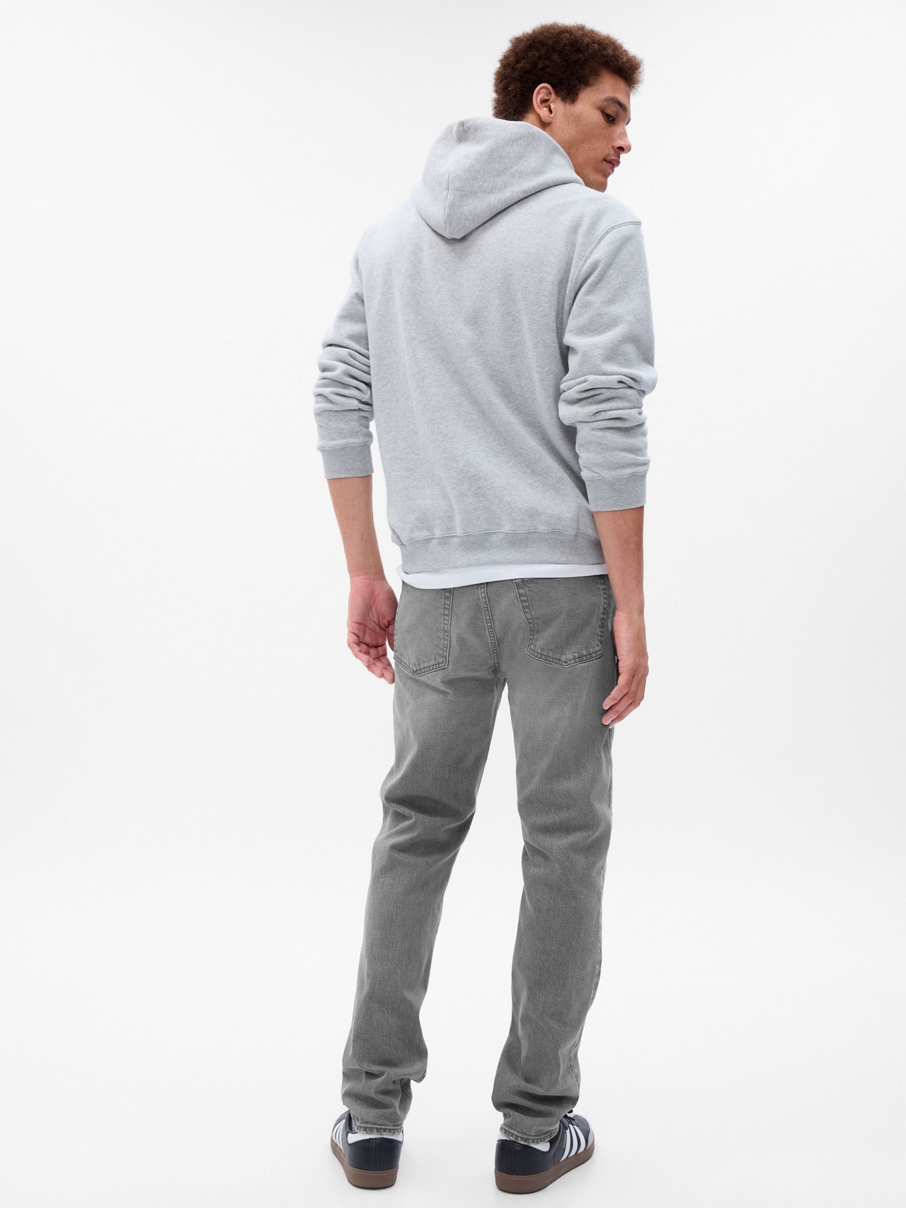 Grey Slim Jeans in  with Washwell - Image 2 of 4