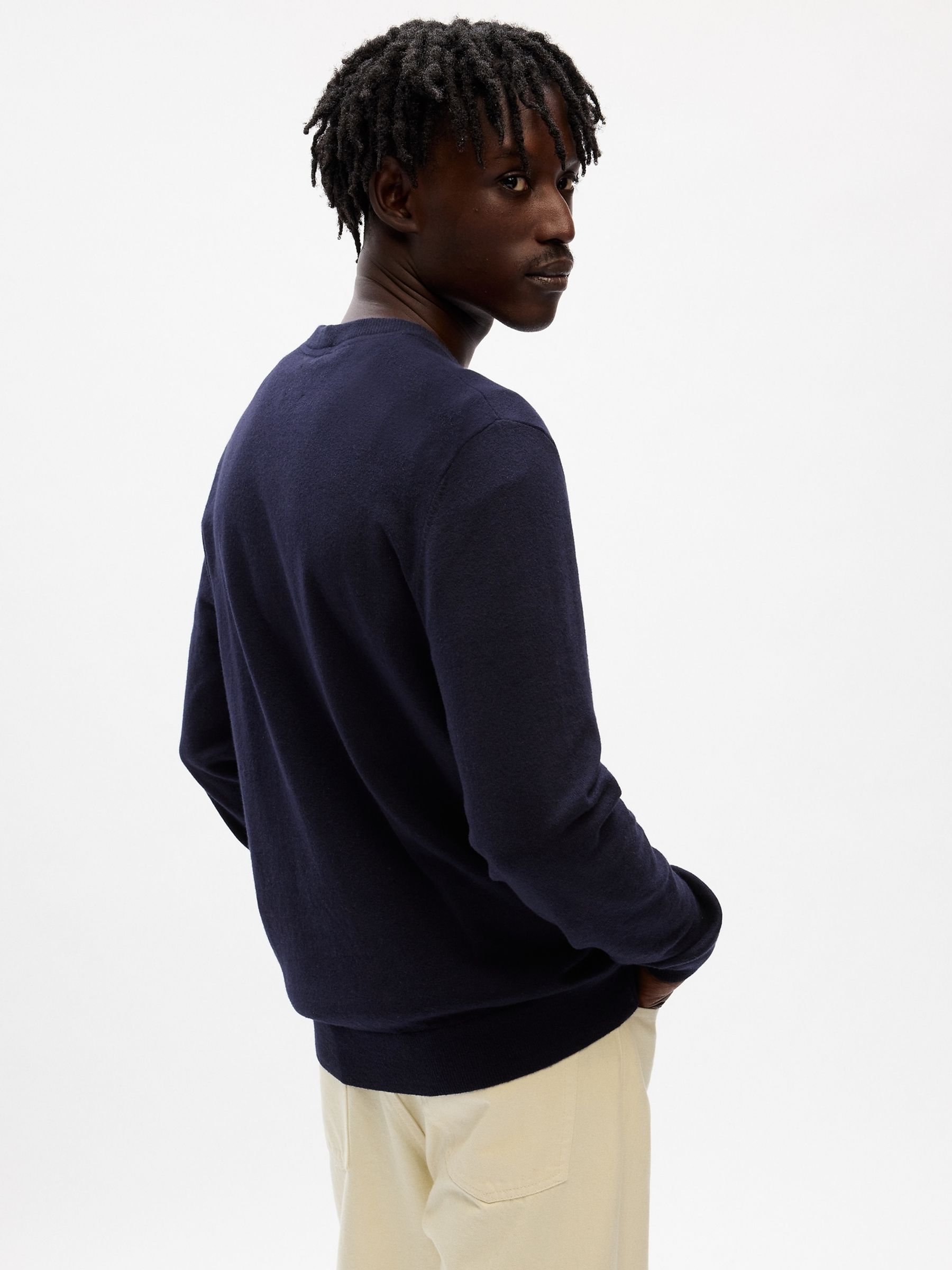 Blue CashSoft Crewneck Long Sleeve Jumper - Image 2 of 5