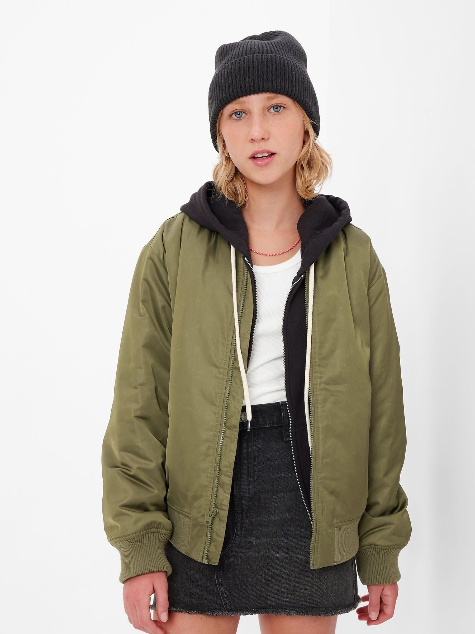 Green Bomber Jacket - Image 1 of 1