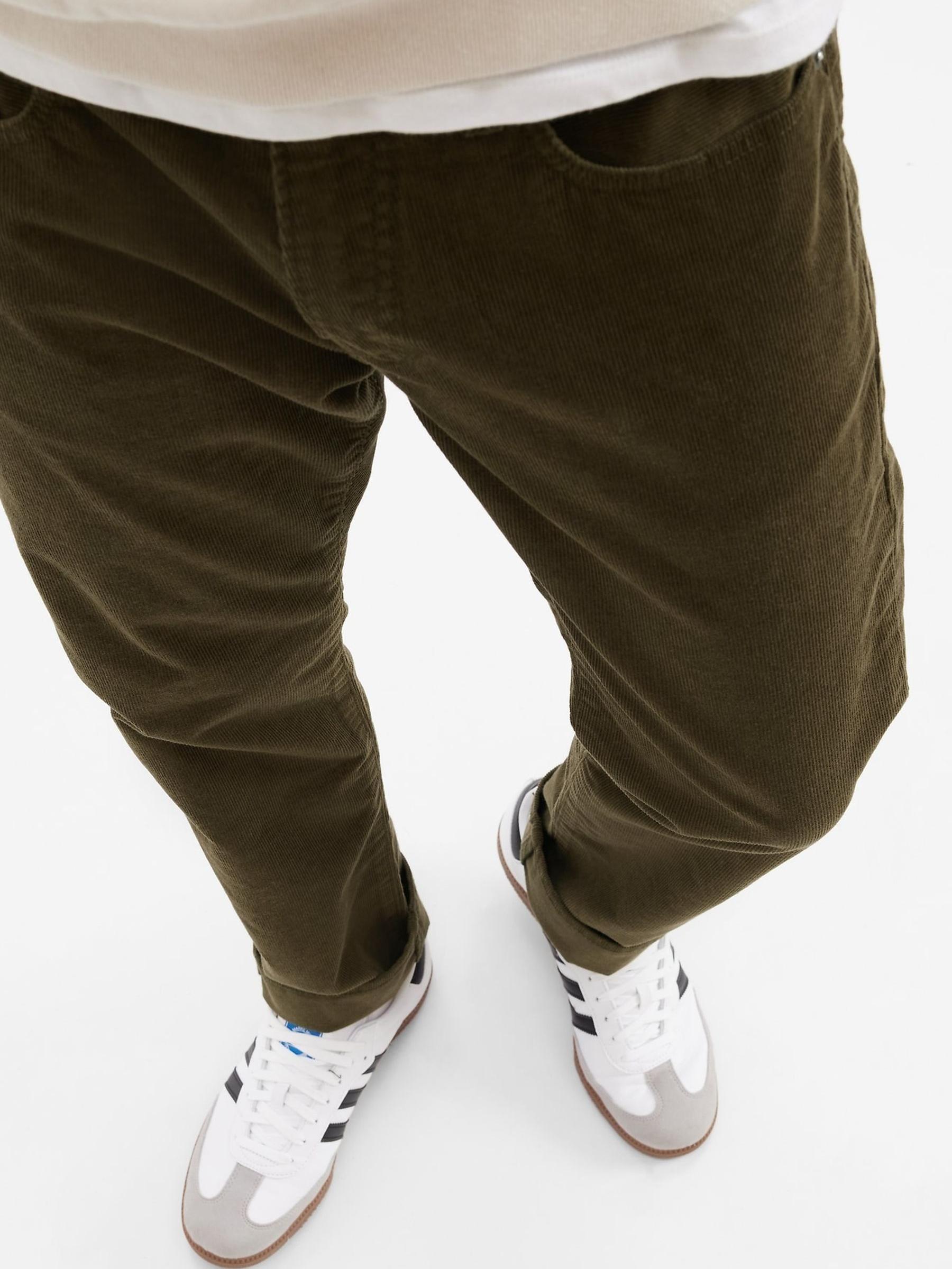 Green Corduroy Slim Jeans - Image 3 of 4