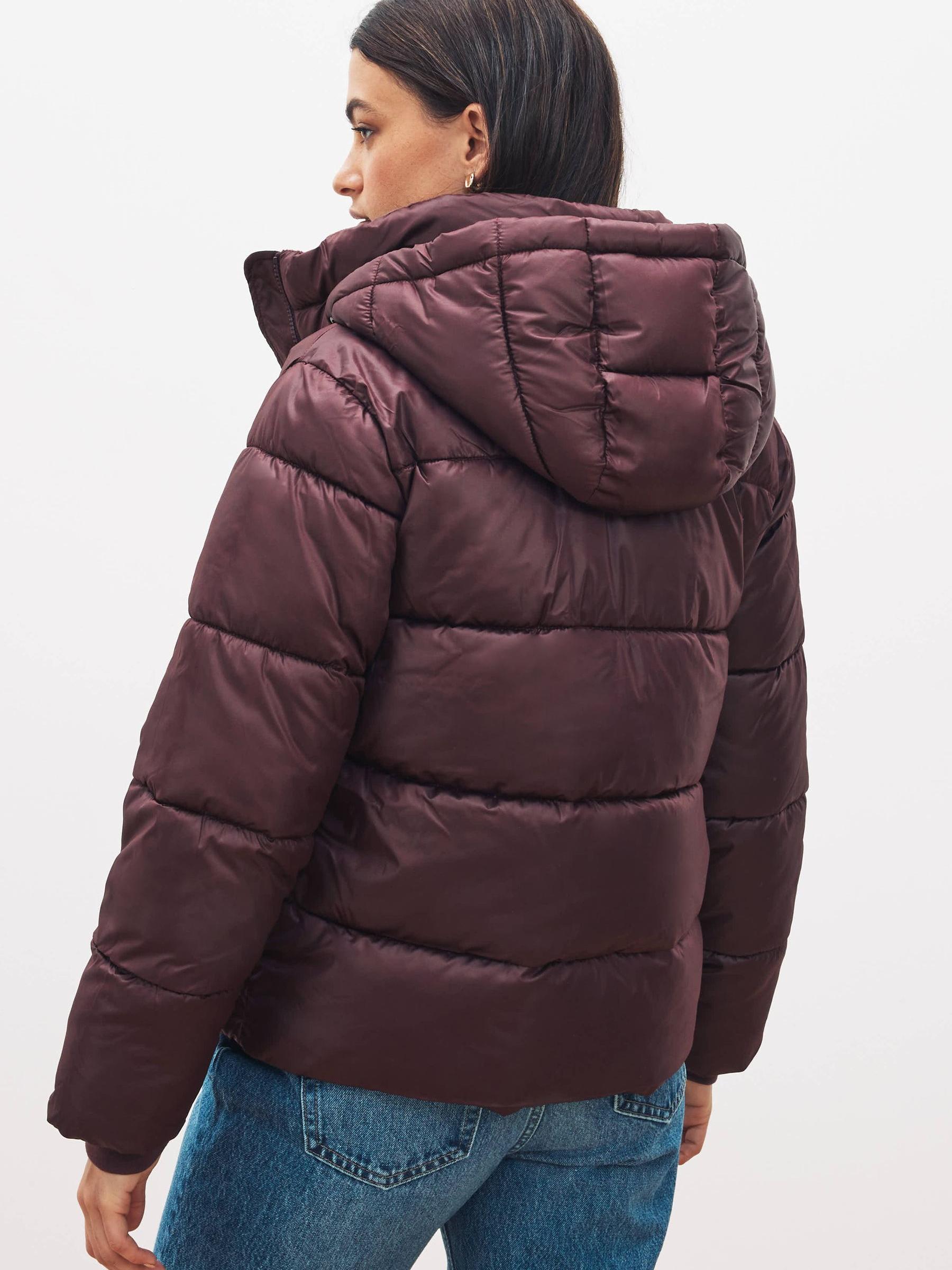 Purple Short Puffer Coat - Image 2 of 4