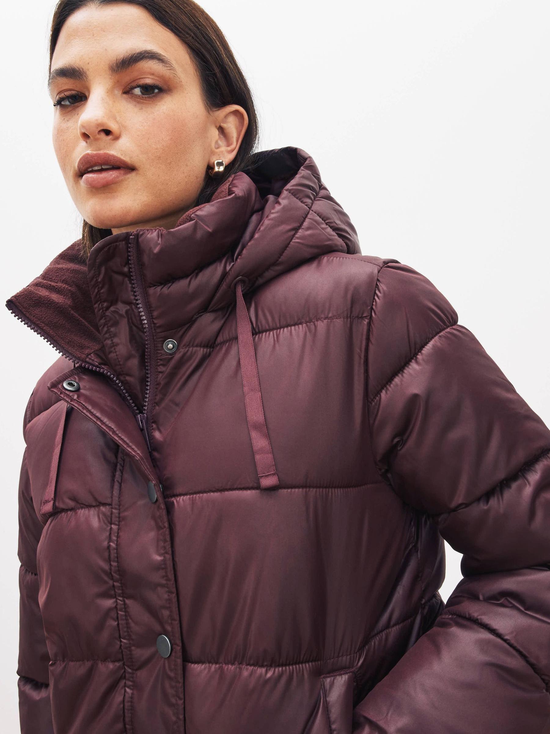 Purple Short Puffer Coat - Image 3 of 4