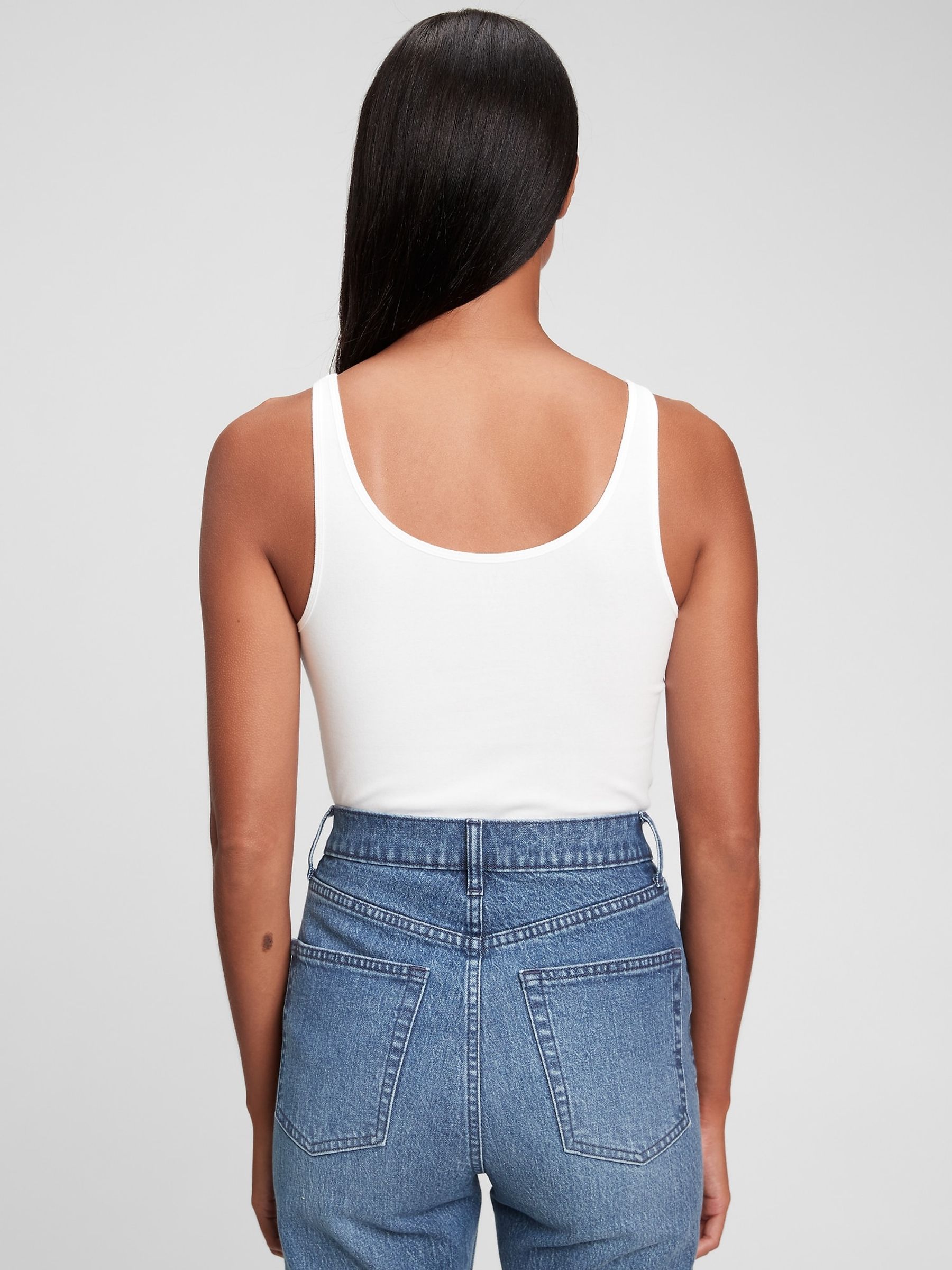 White Favourite Vest Top - Image 3 of 3