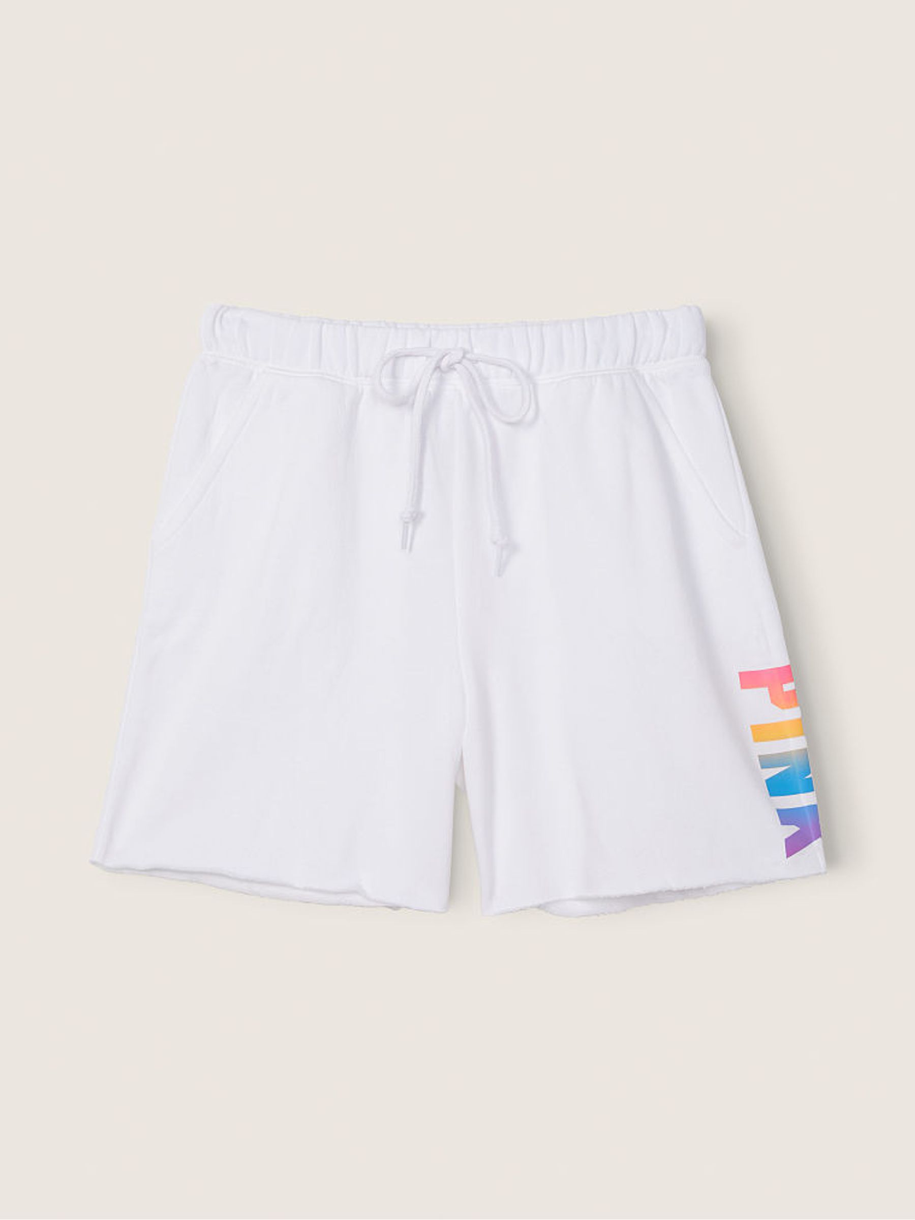 Optic White Gradient Lounge Shorts - Image 4 of 4