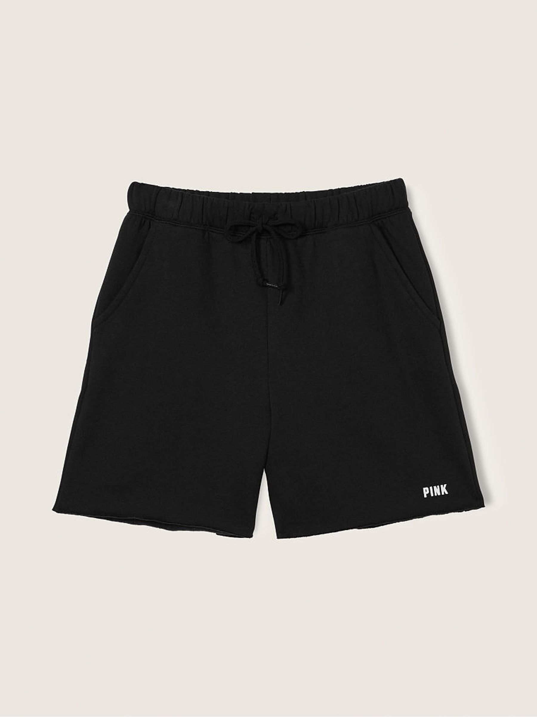 Pure Black Fleece Lounge High Waist Short - Image 4 of 4