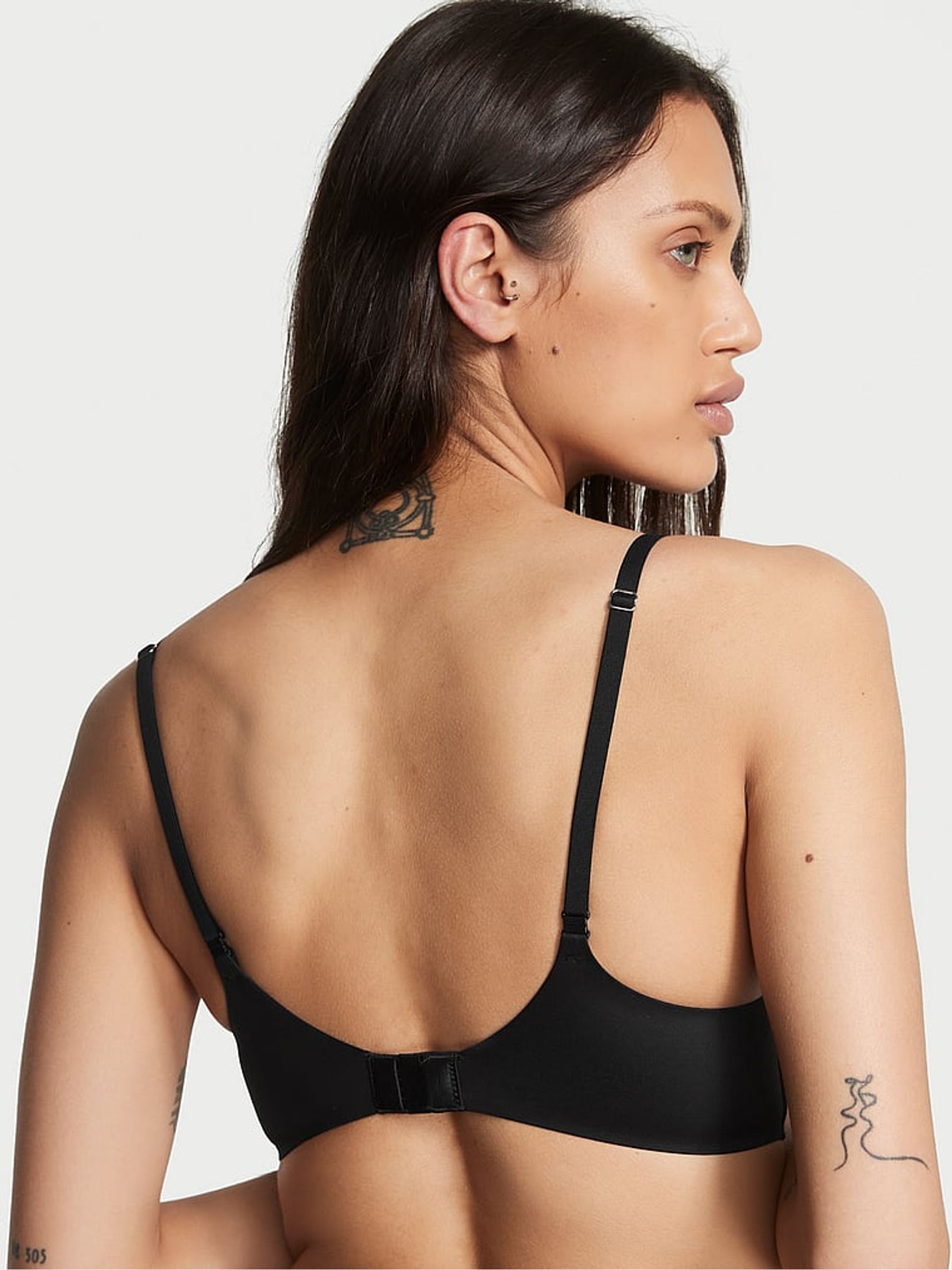 Black Smooth Non Wired Push Up Bra - Image 2 of 3