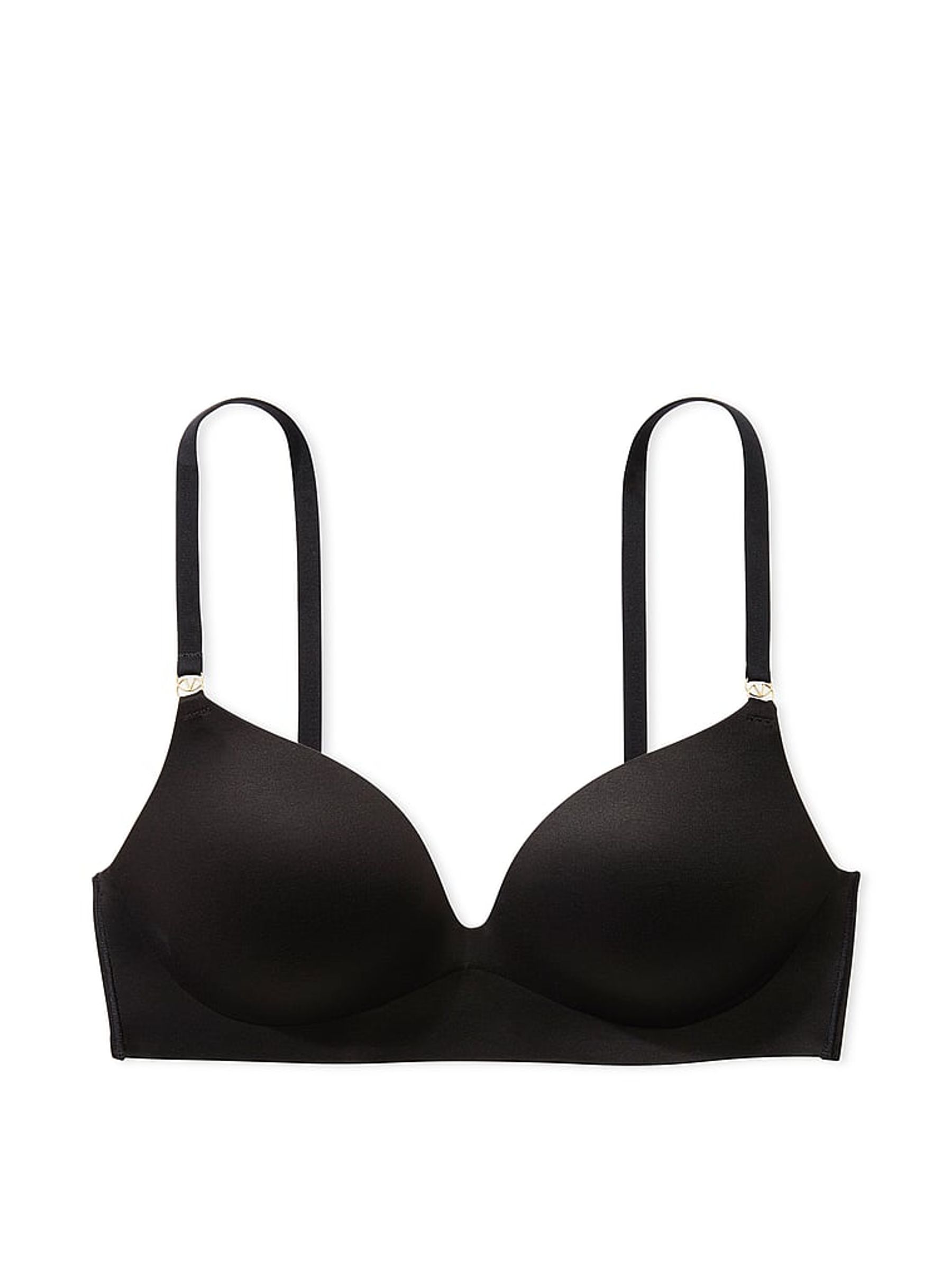 Black Smooth Non Wired Push Up Bra - Image 3 of 3