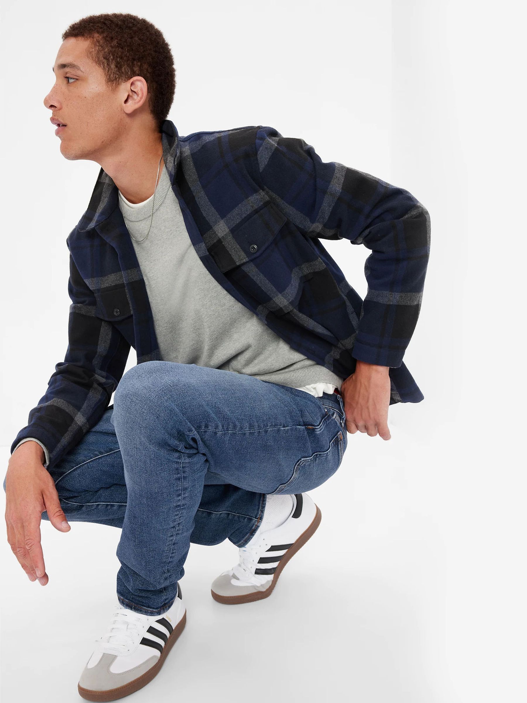Blue Skinny Comfort Stretch Jeans - Image 3 of 4