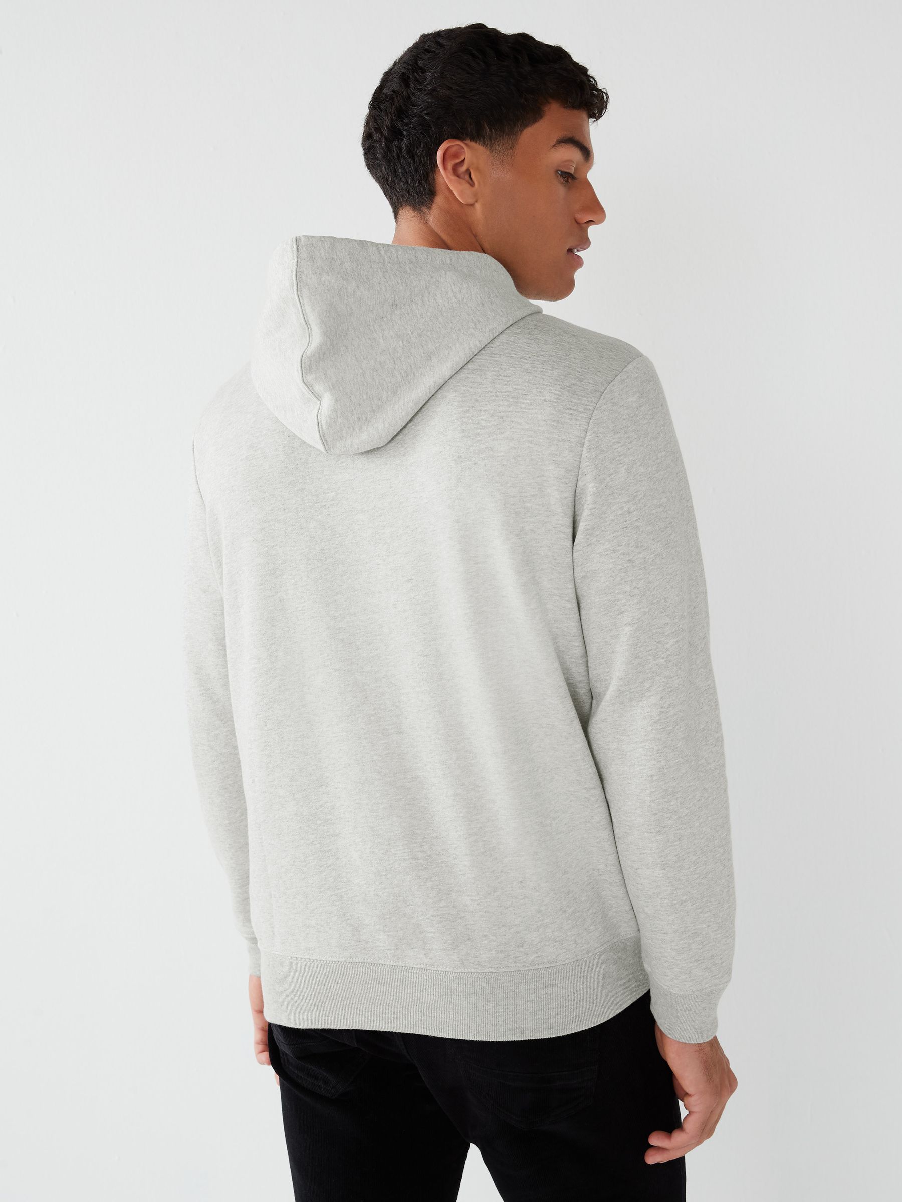 Grey Pullover Arch Logo Hoodie - Image 2 of 4