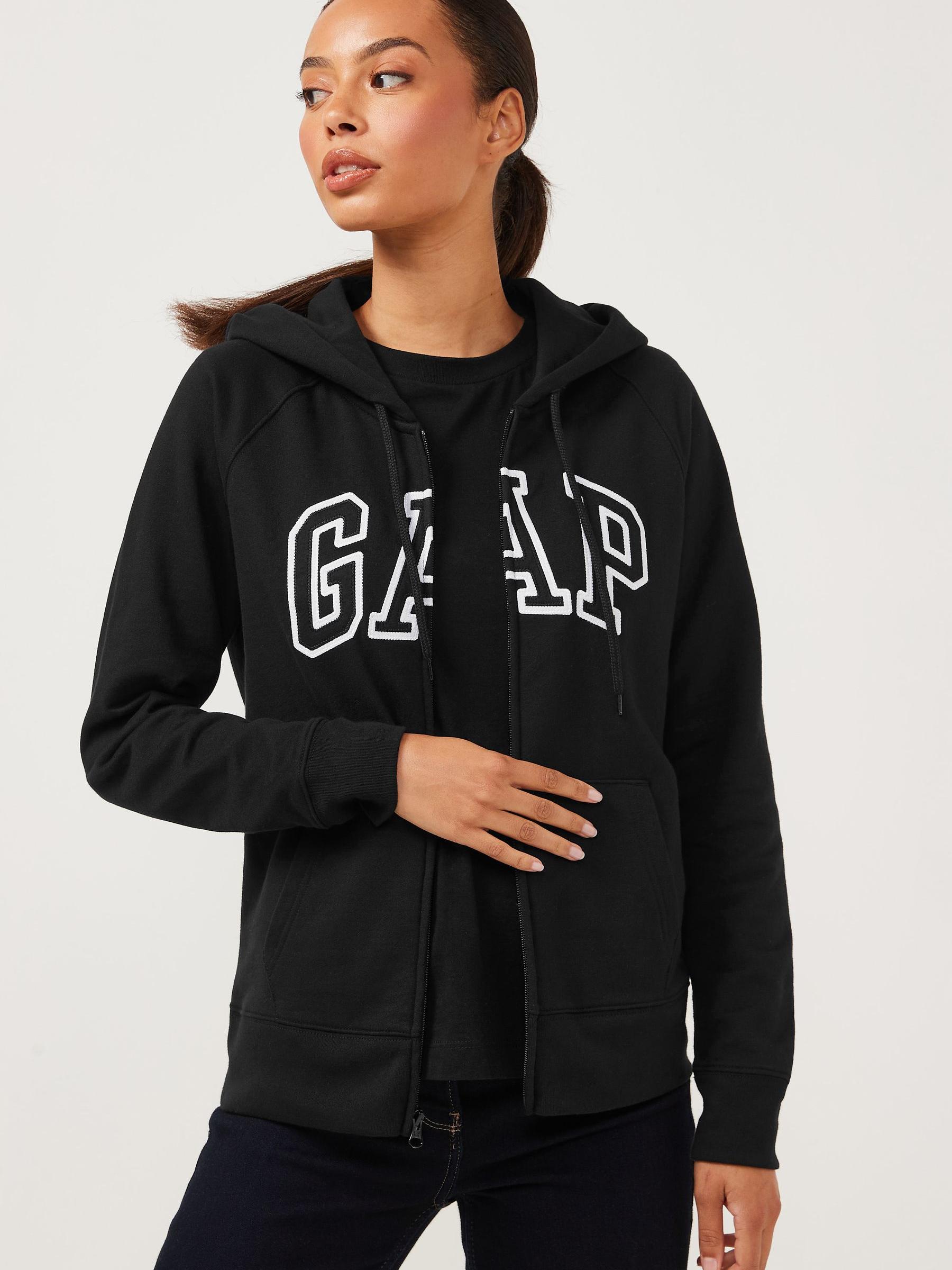 Black Logo Zip Up Hoodie - Image 1 of 1