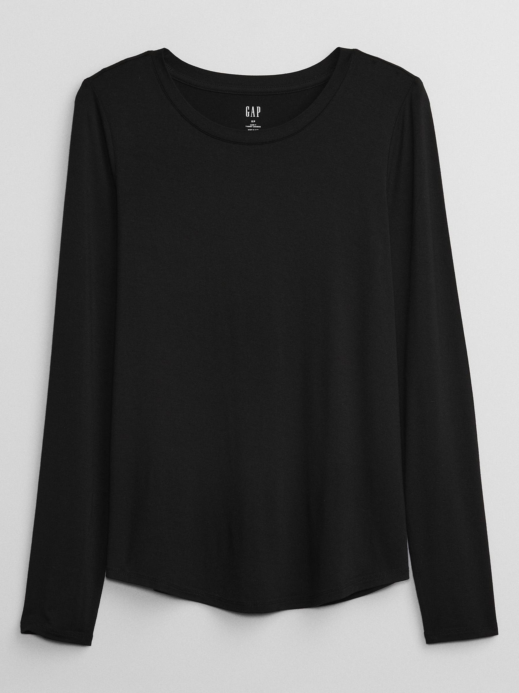 Black Luxe Short Sleeve Crew Neck T-Shirt - Image 4 of 5