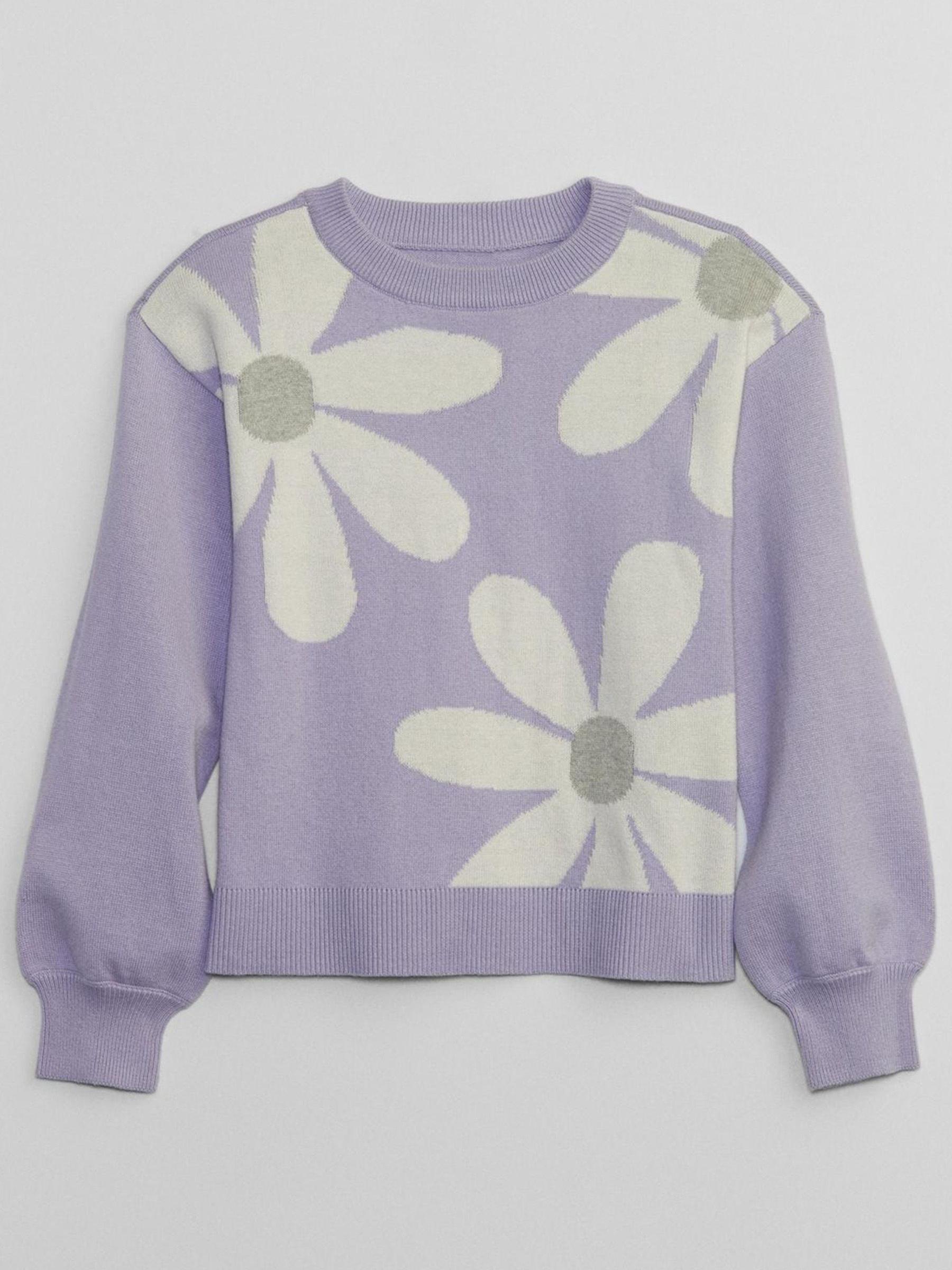 Purple Printed Knit Jumper - Image 1 of 1