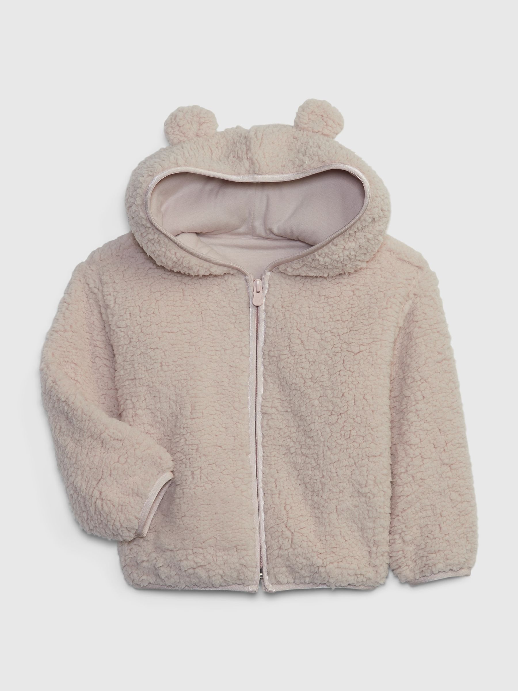 Cream Sherpa Bear Jacket - Image 3 of 3