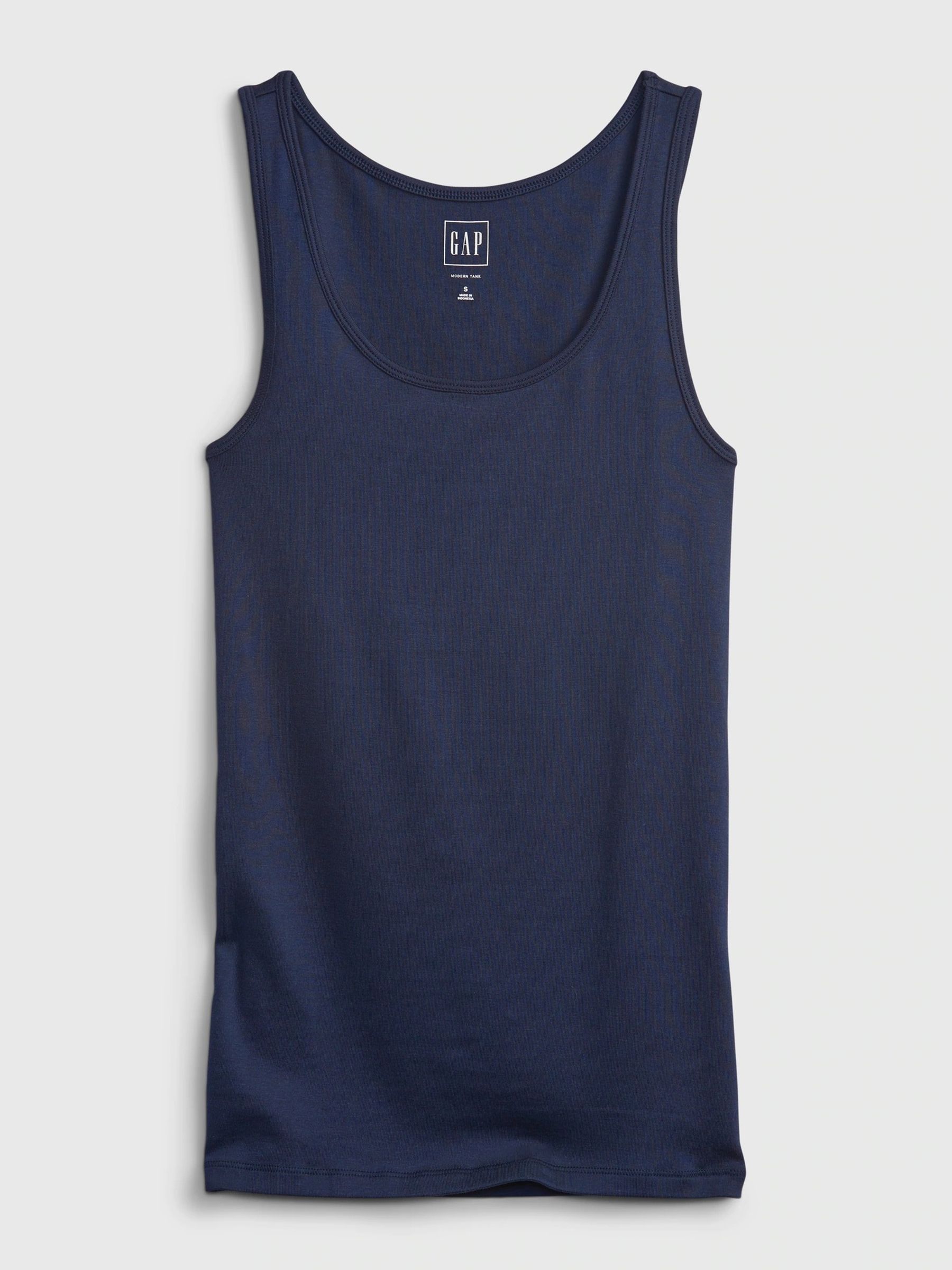 Navy Blue Modern Vest - Image 5 of 5