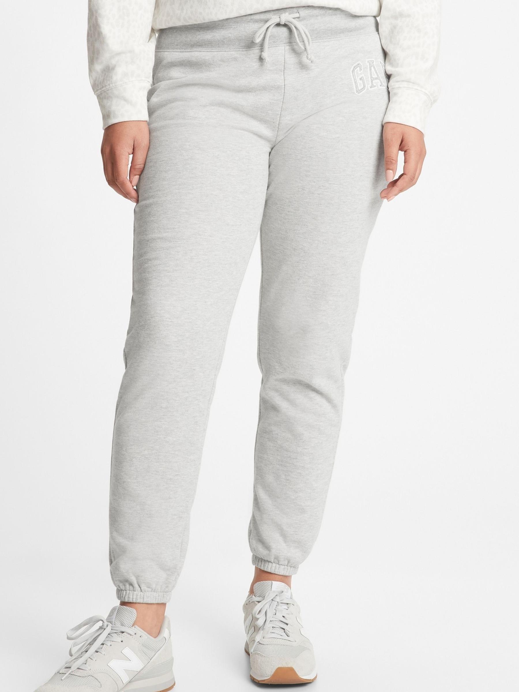 Light Grey Logo Slim Fleece Joggers - Image 1 of 1