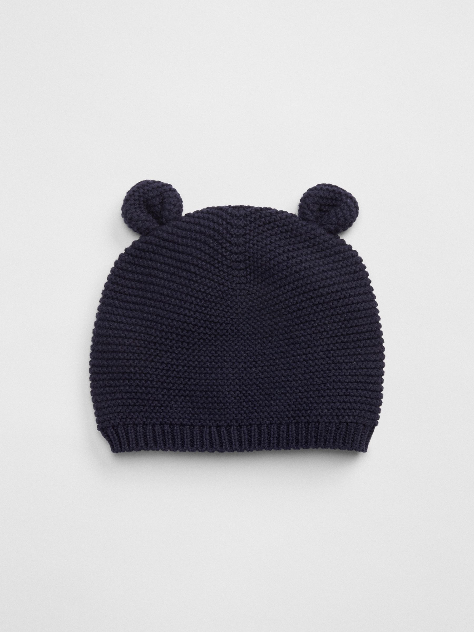 Navy Blue Brannan Bear Soft Knit Beanie Hat (Newborn-24mths) - Image 1 of 1