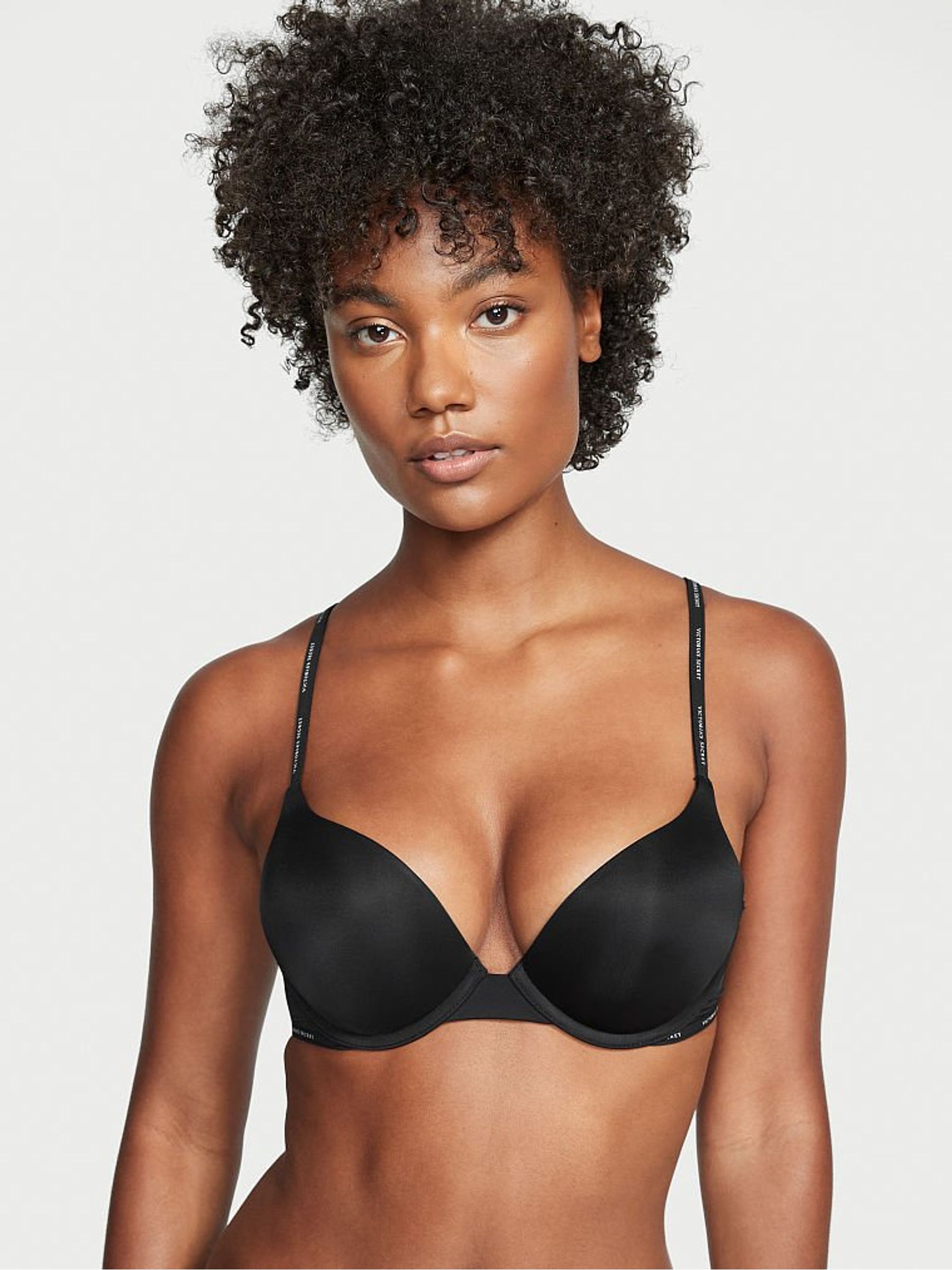 Black Add 2 Cups Push Up Bra - Image 1 of 3